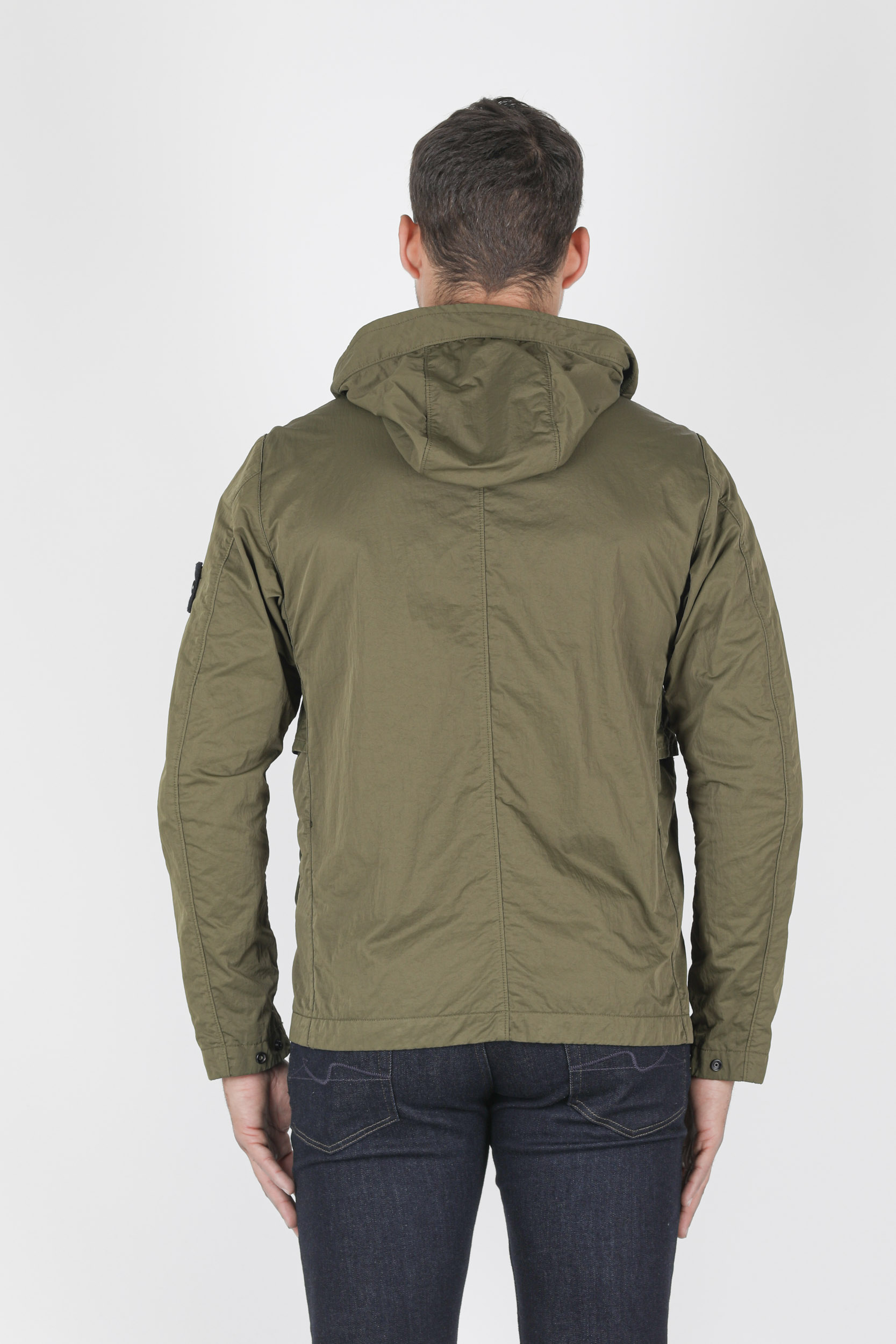 BLOUSON STONE ISLAND KAKI NYLON MAT 741543333-V0058