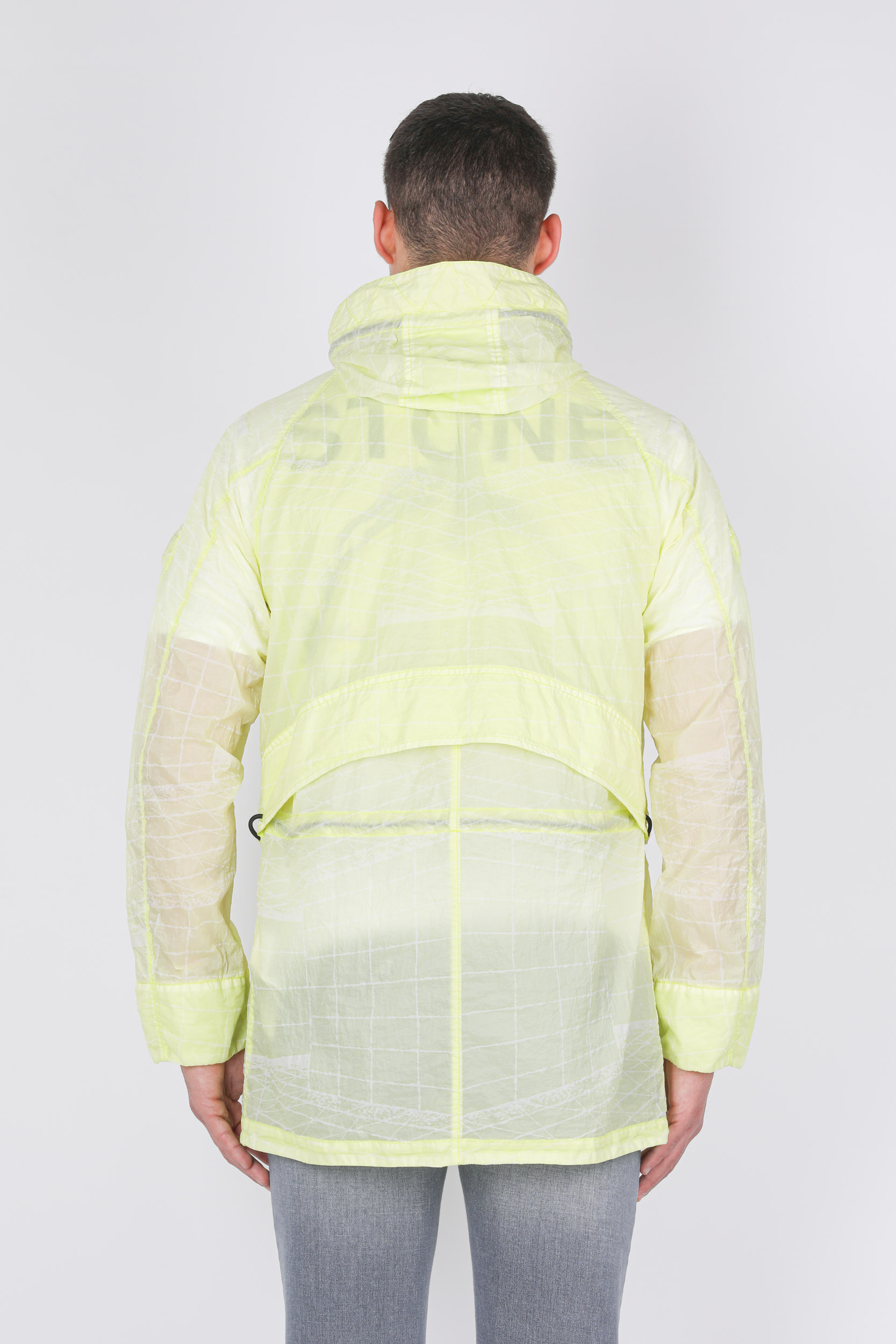 VESTE STONE ISLAND NYLON REFLECTIVE JAUNE 741542999-V0051