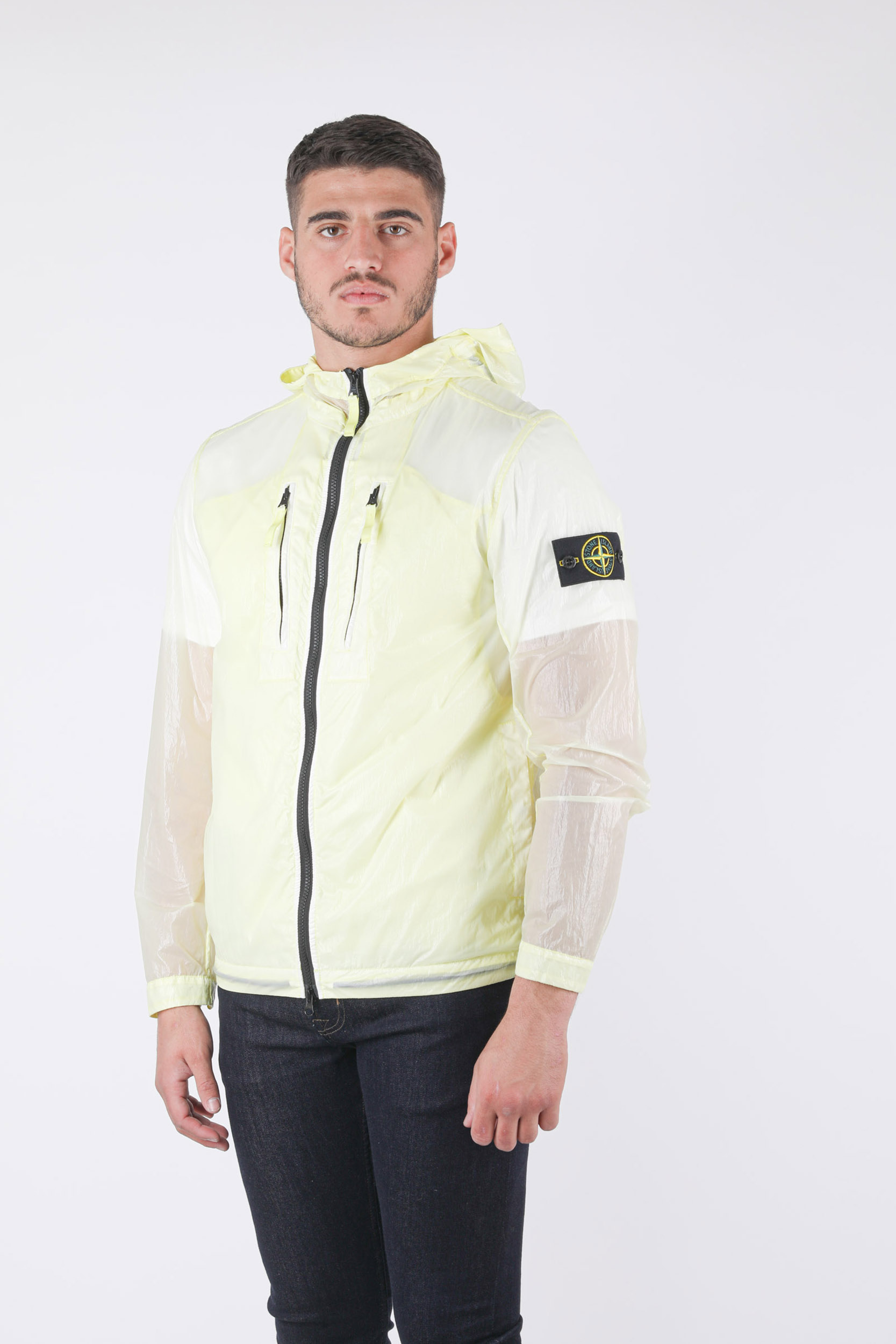 BLOUSON STONE ISLAND NYLON LEGER JAUNE 741543034-V0031