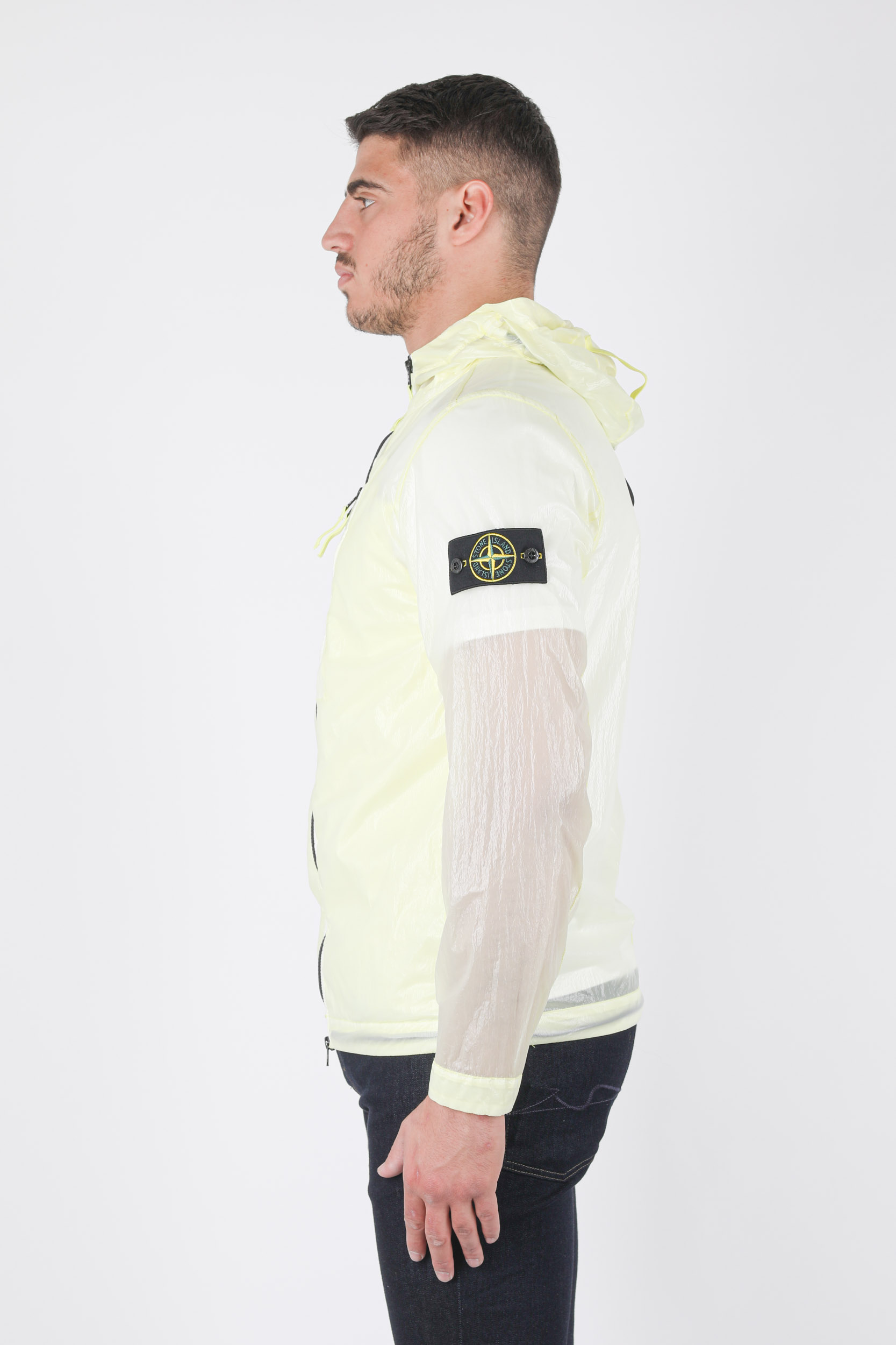 BLOUSON STONE ISLAND NYLON LEGER JAUNE 741543034-V0031