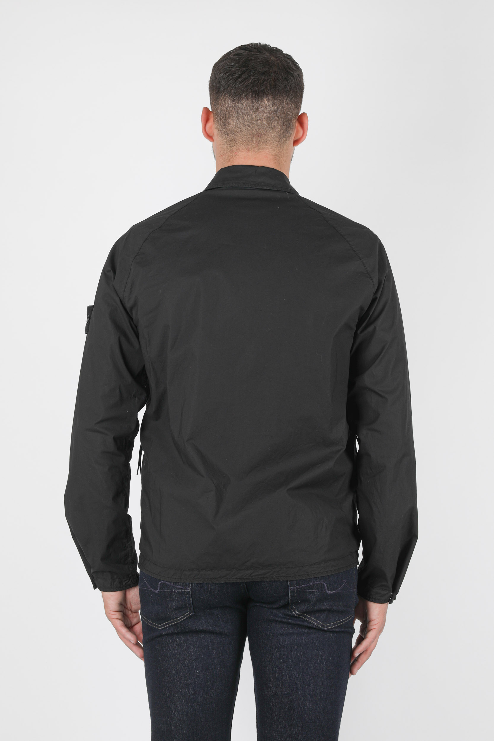 VESTE STONE ISLAND GHOST NOIR NYLON 7415119F4-V0029