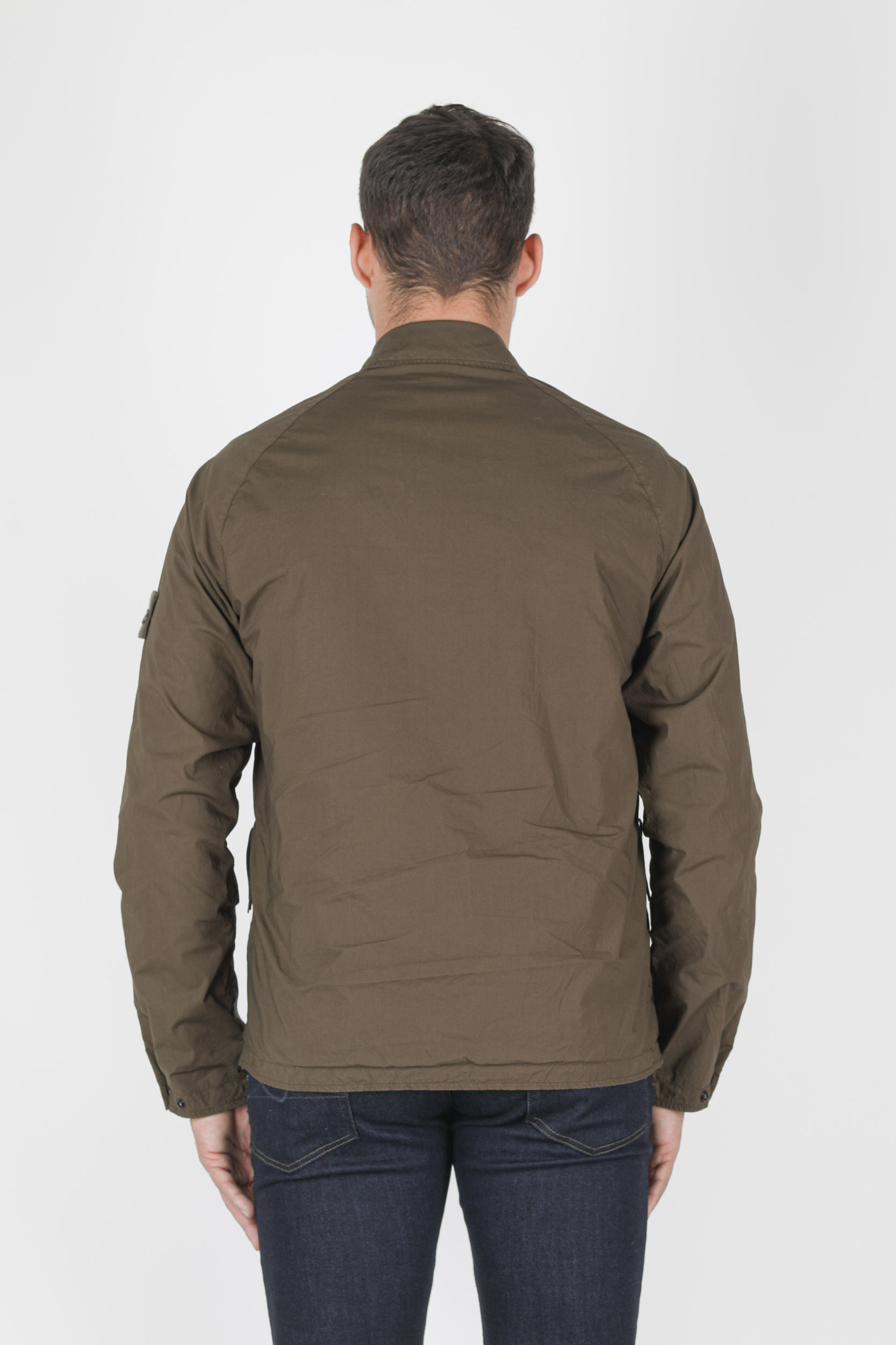 VESTE STONE ISLAND GHOST KAKI NYLON 7415119F4-V0054