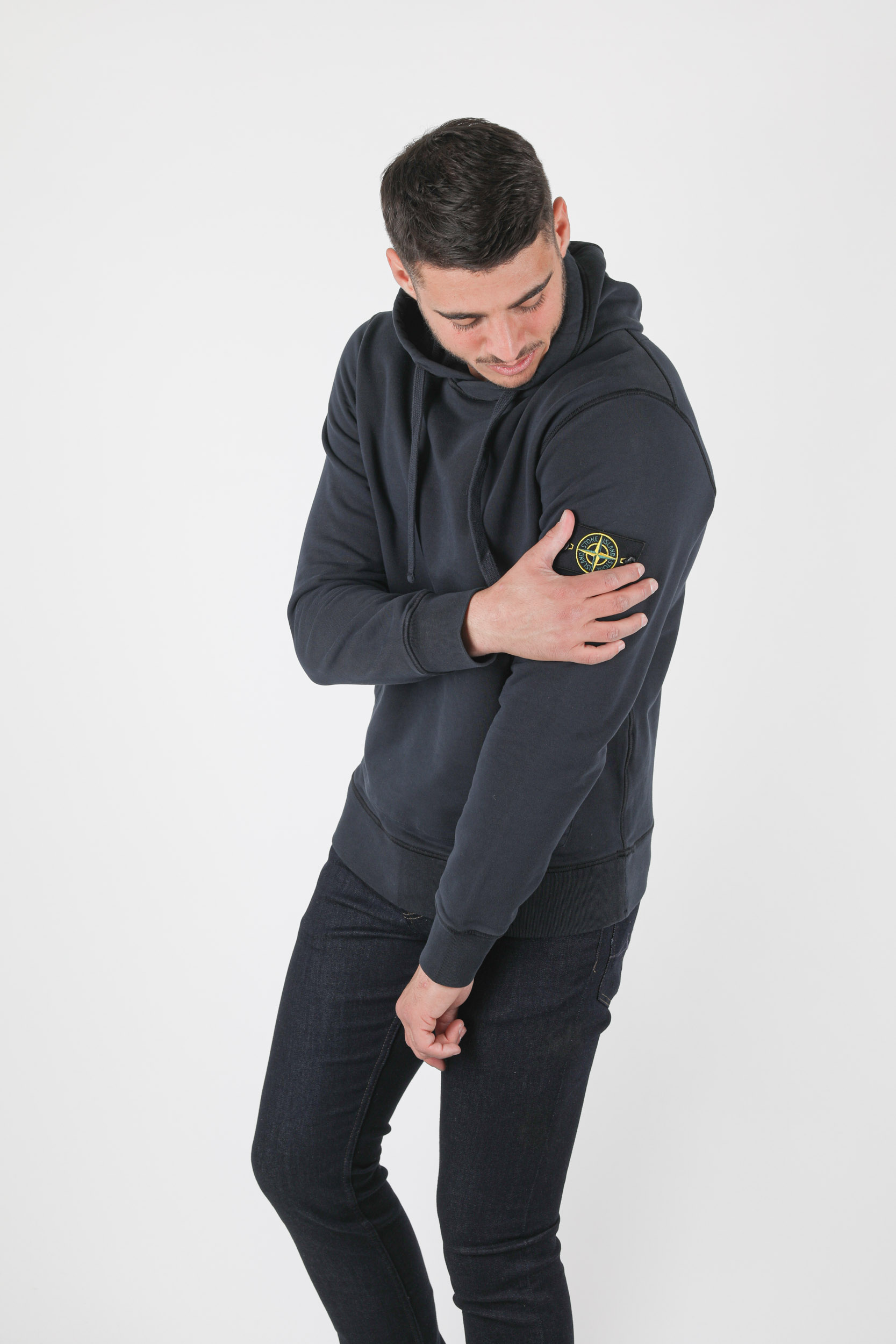 SWEAT A CAPUCHE STONE ISLAND MARINE 741564151-V0020