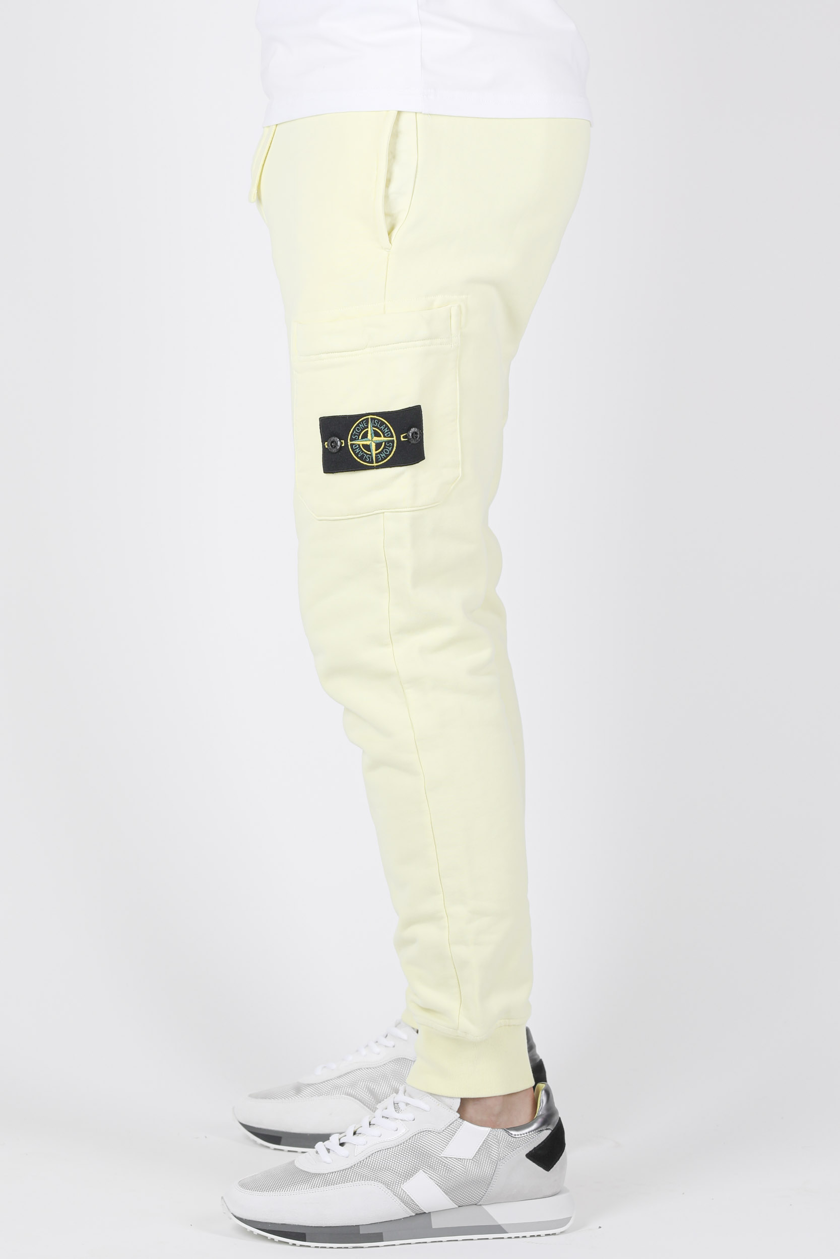 BAS DE JOGGING STONE ISLAND JAUNE 741564551-V0031