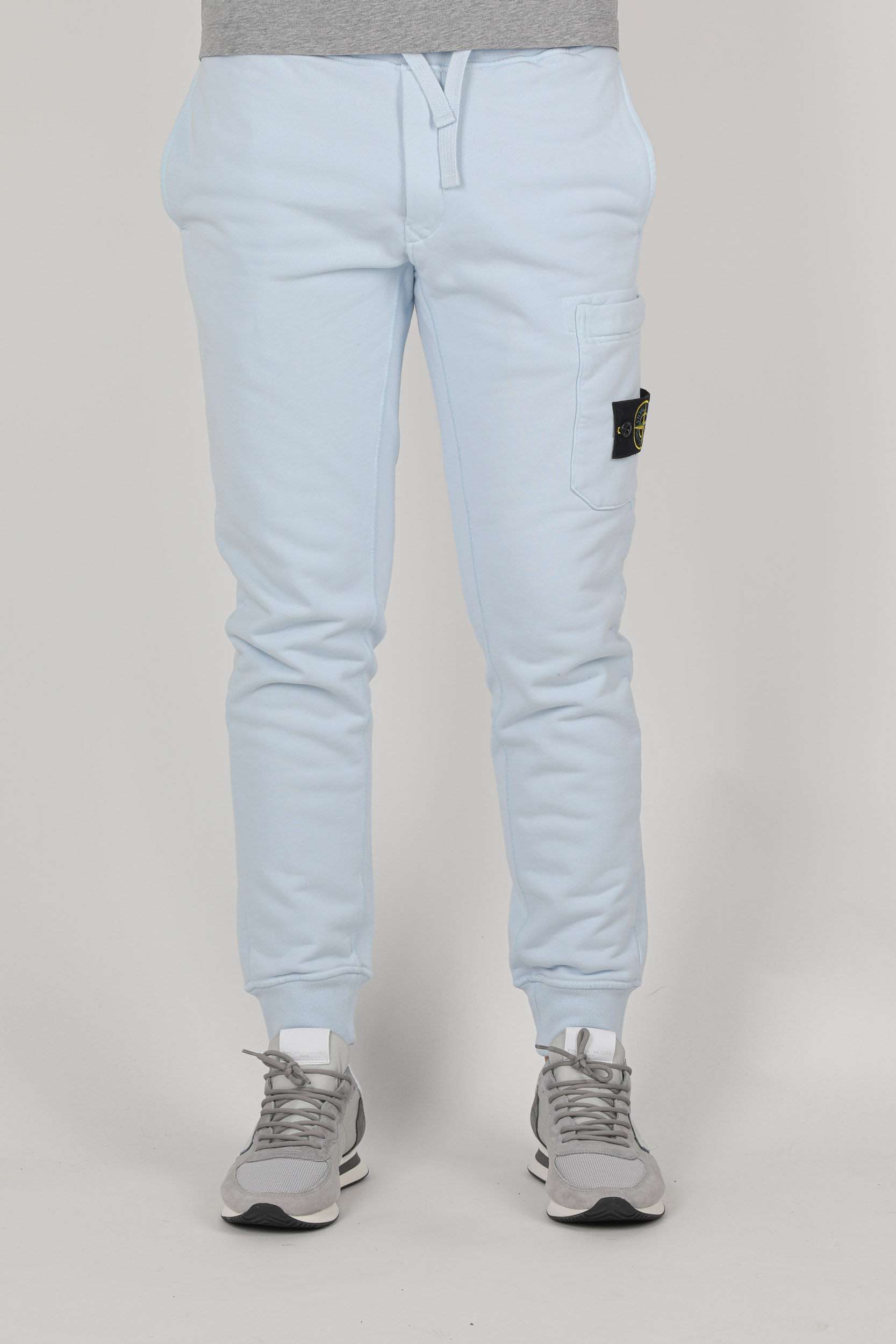PANTALON DE JOGGING STONE ISLAND BLEU CIEL 741564551-V0041