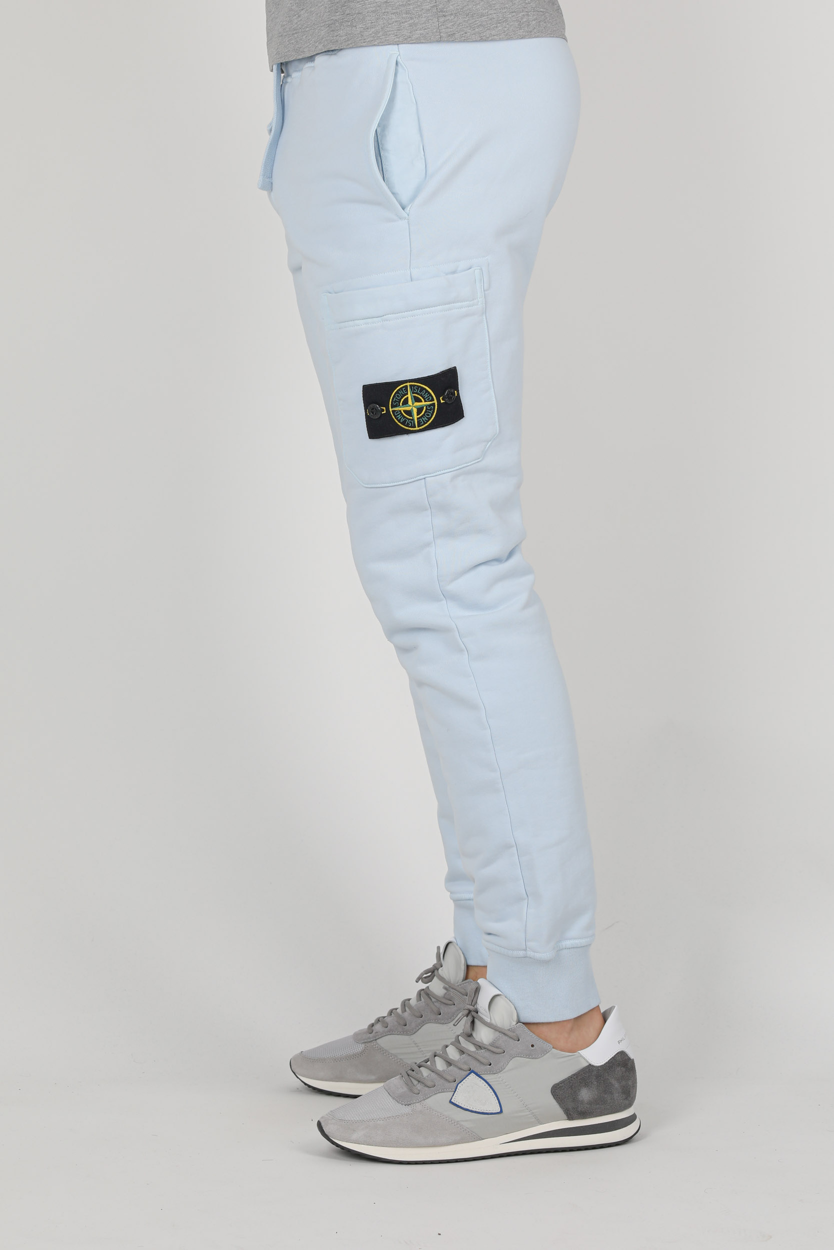 PANTALON DE JOGGING STONE ISLAND BLEU CIEL 741564551-V0041