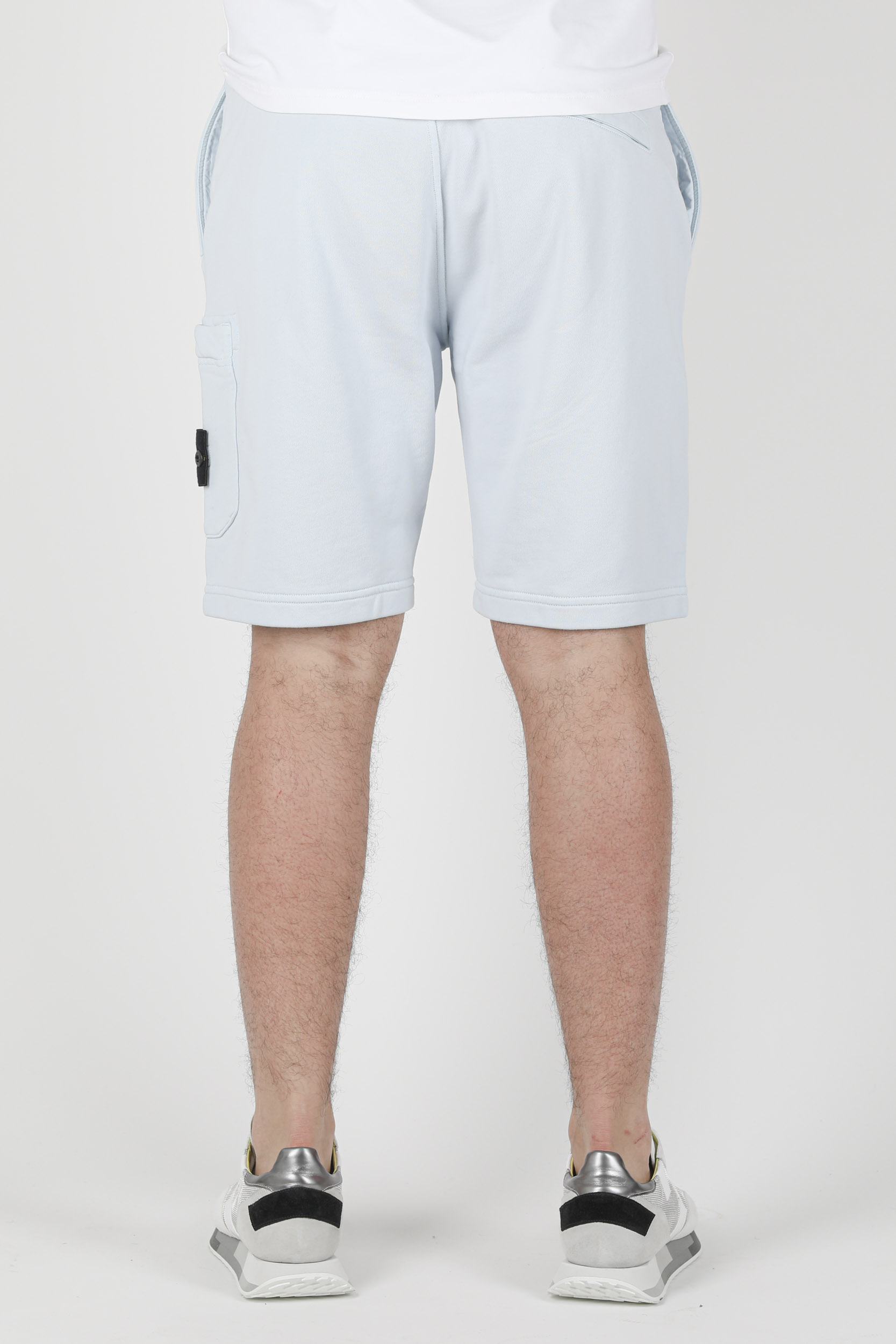 SHORT STONE ISLAND BLEU CIEL 741564651-V0041