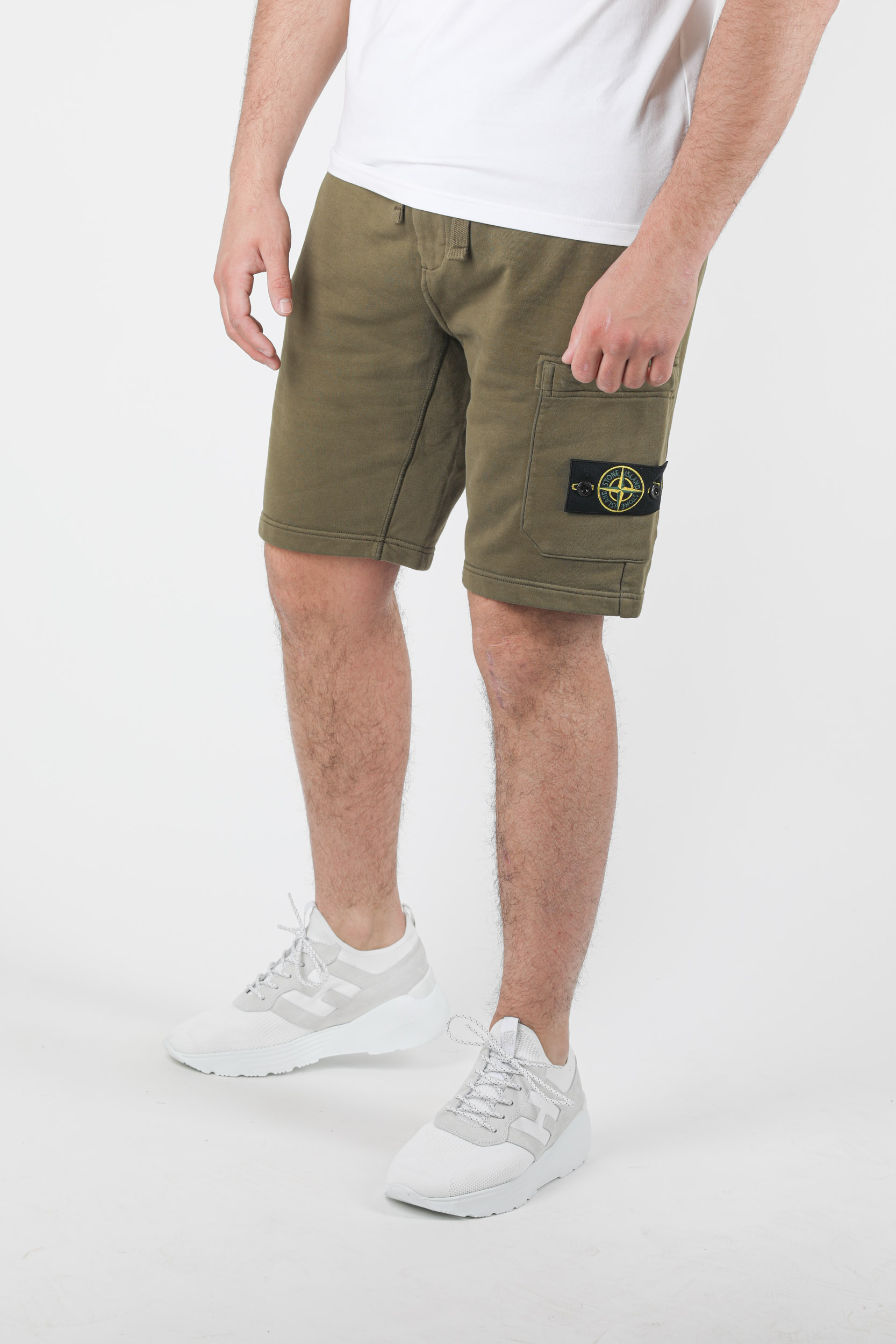 SHORT STONE ISLAND KAKI 741564651-V0058