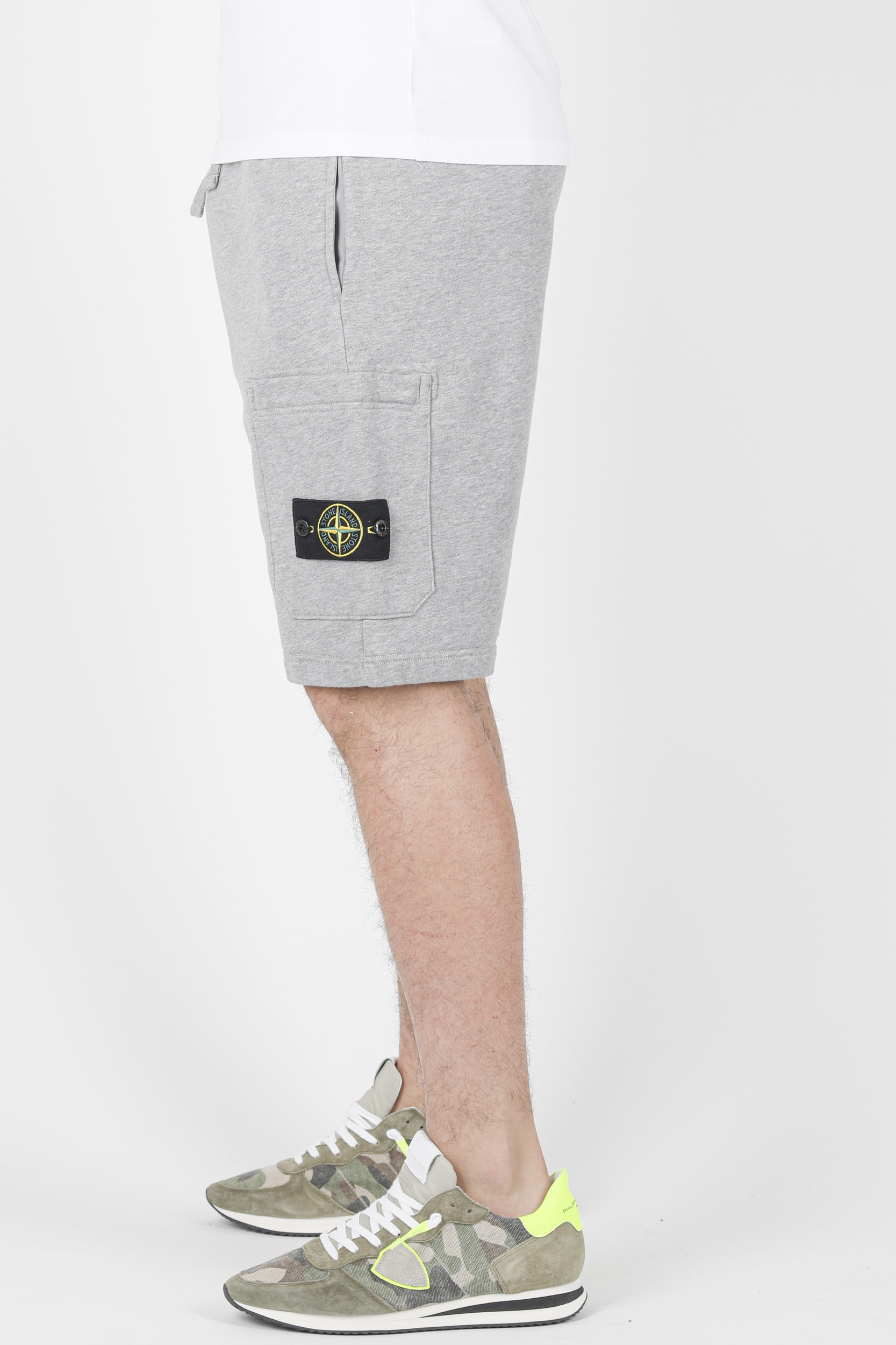 SHORT STONE ISLAND GRIS 741564651-V0M64