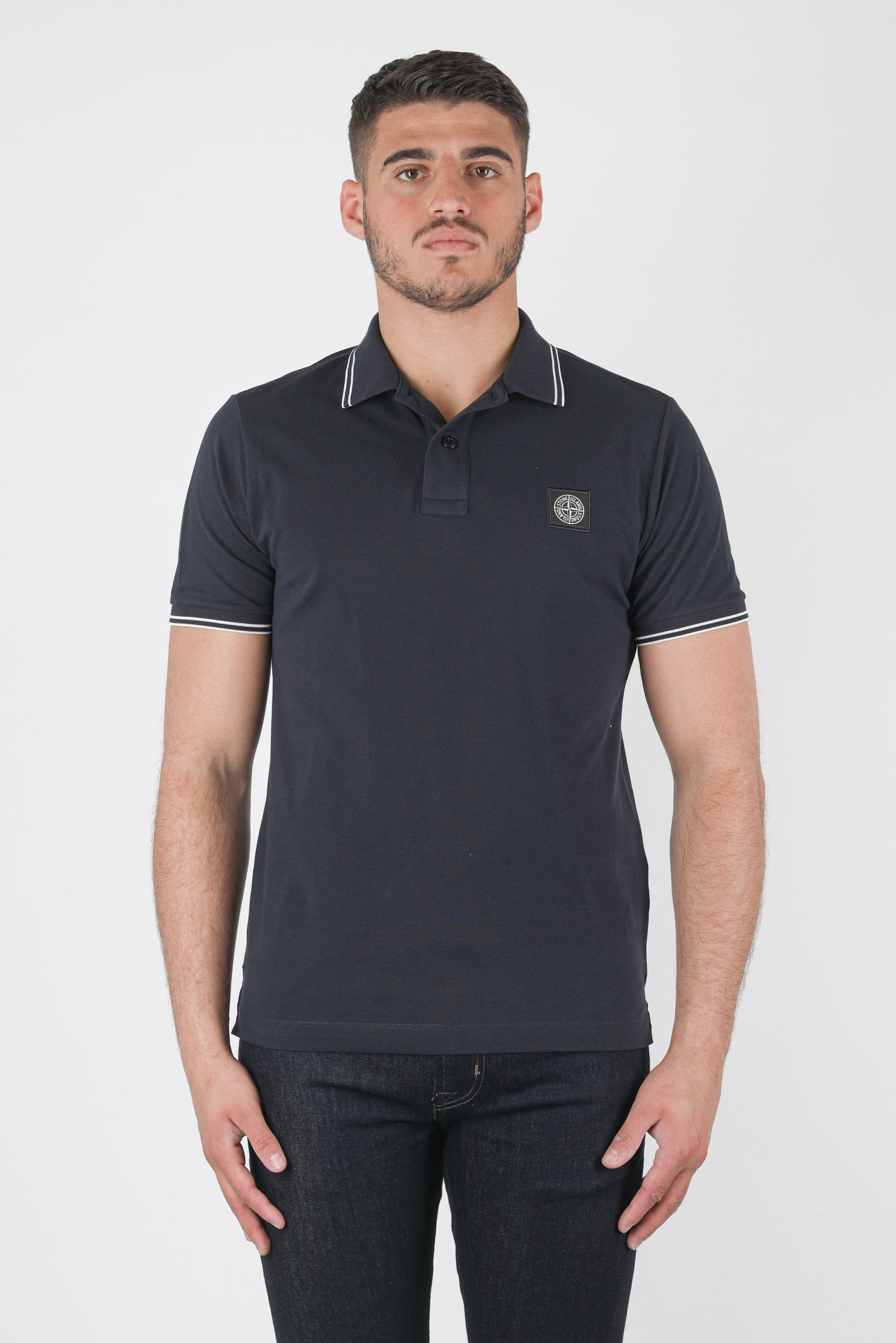 POLO STONE ISLAND PIQUE STRETCH MARIE 741522S18-V0020
