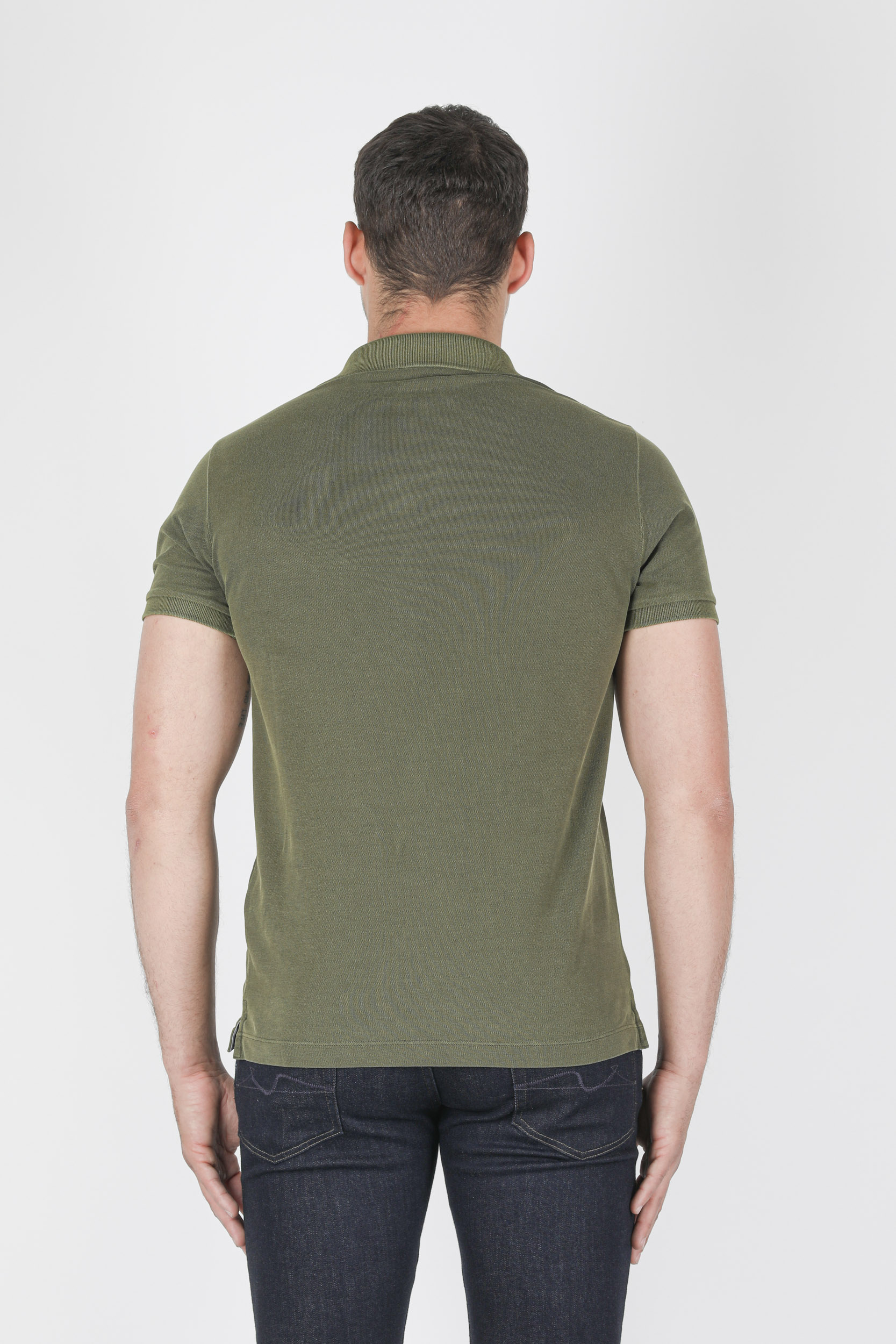 POLO STONE ISLAND KAKI WASHED 741522S67-V0058