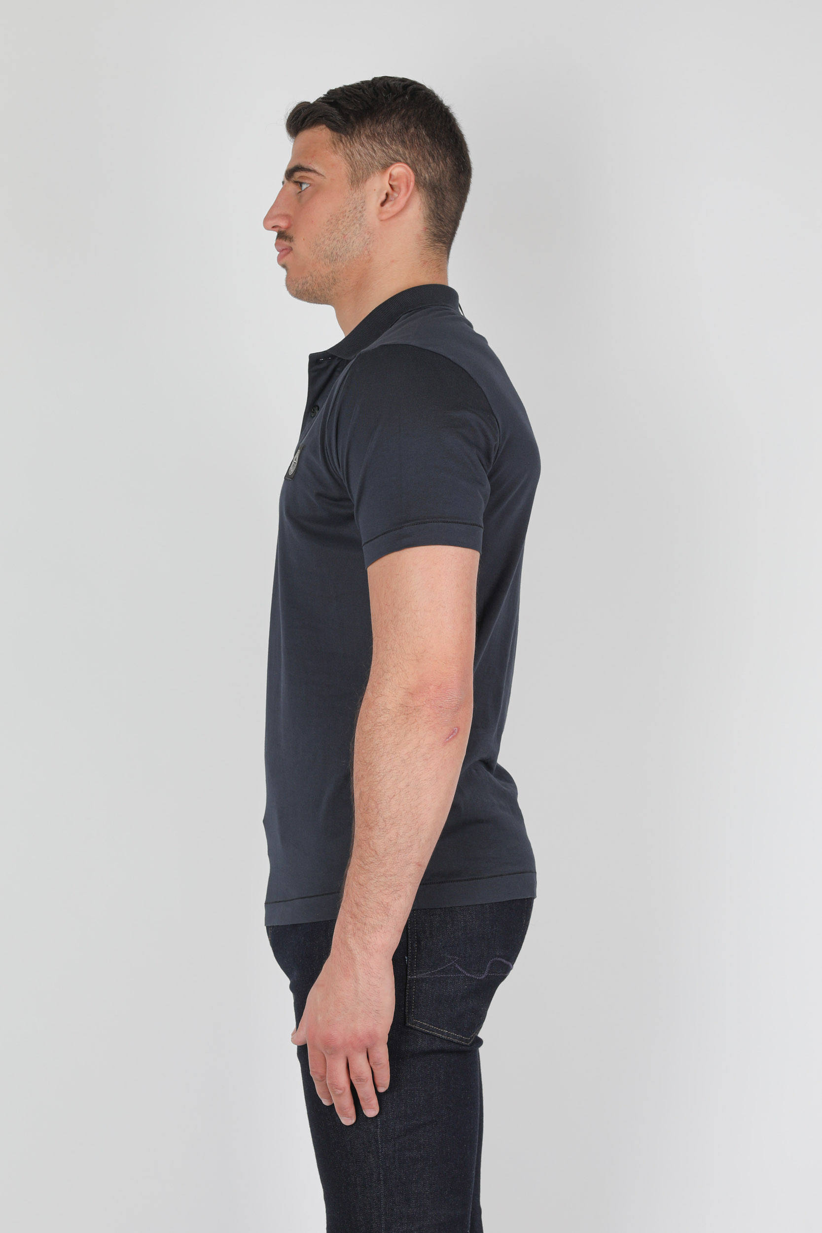 POLO STONE ISLAND JERSEY COTON MARINE 741522613-V0020