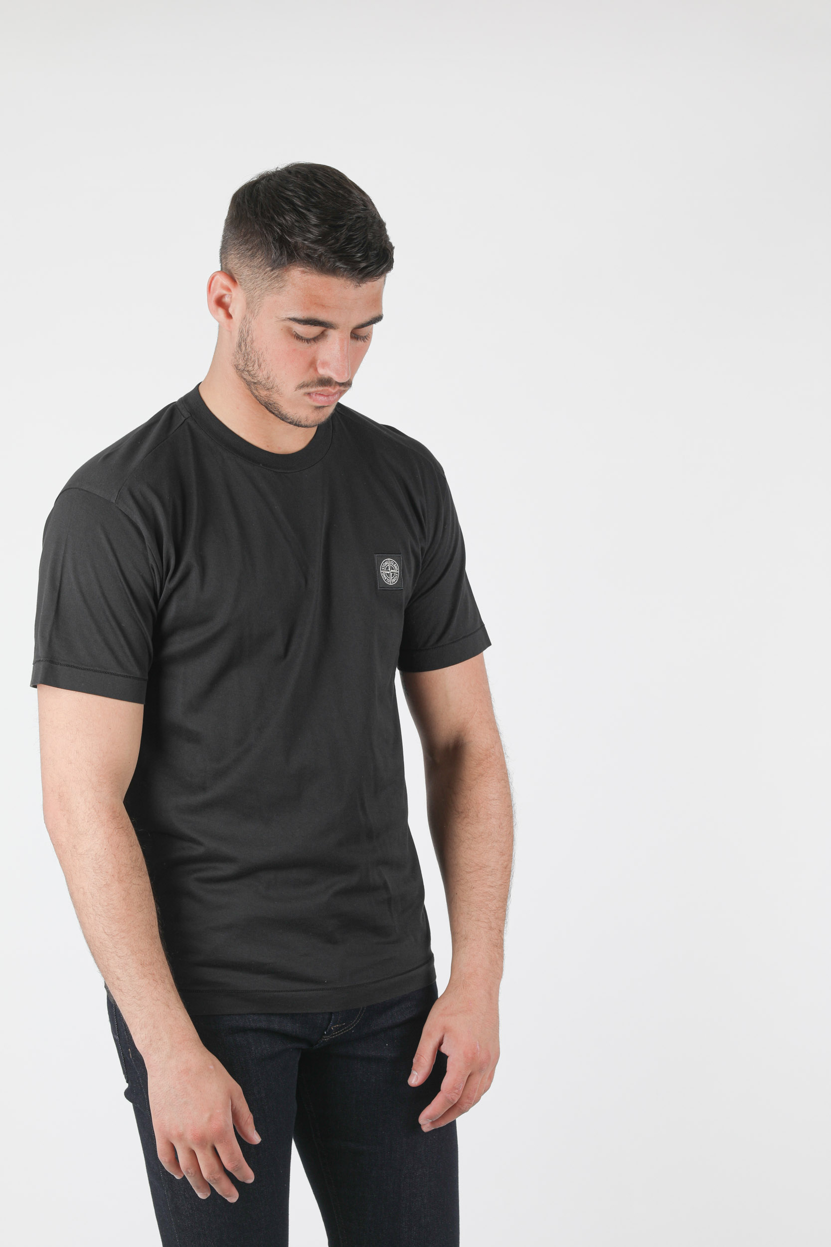 T-SHIRT STONE ISLAND NOIR 741524113-V0029