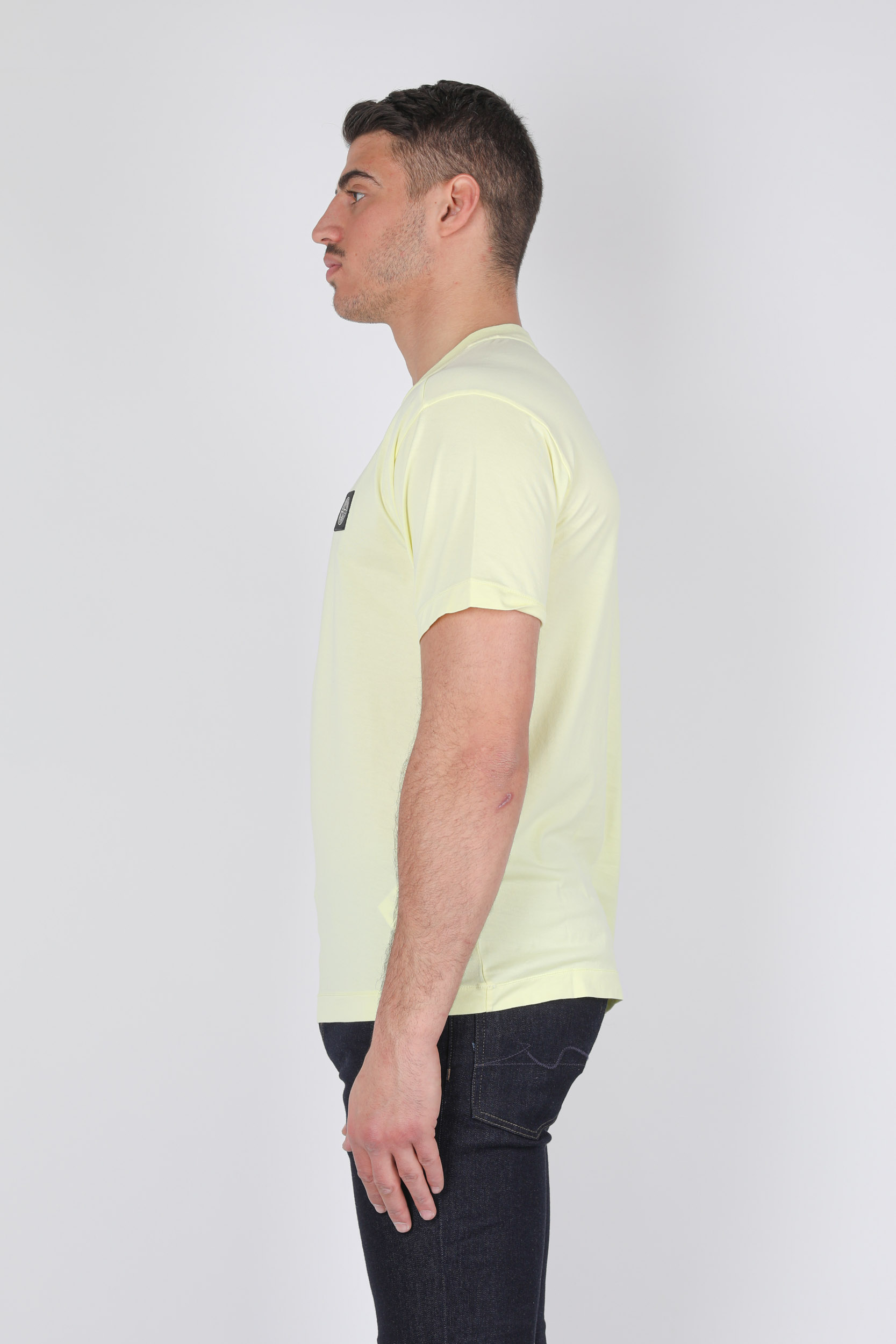 T-SHIRT STONE ISLAND JAUNE 741524113-V0031