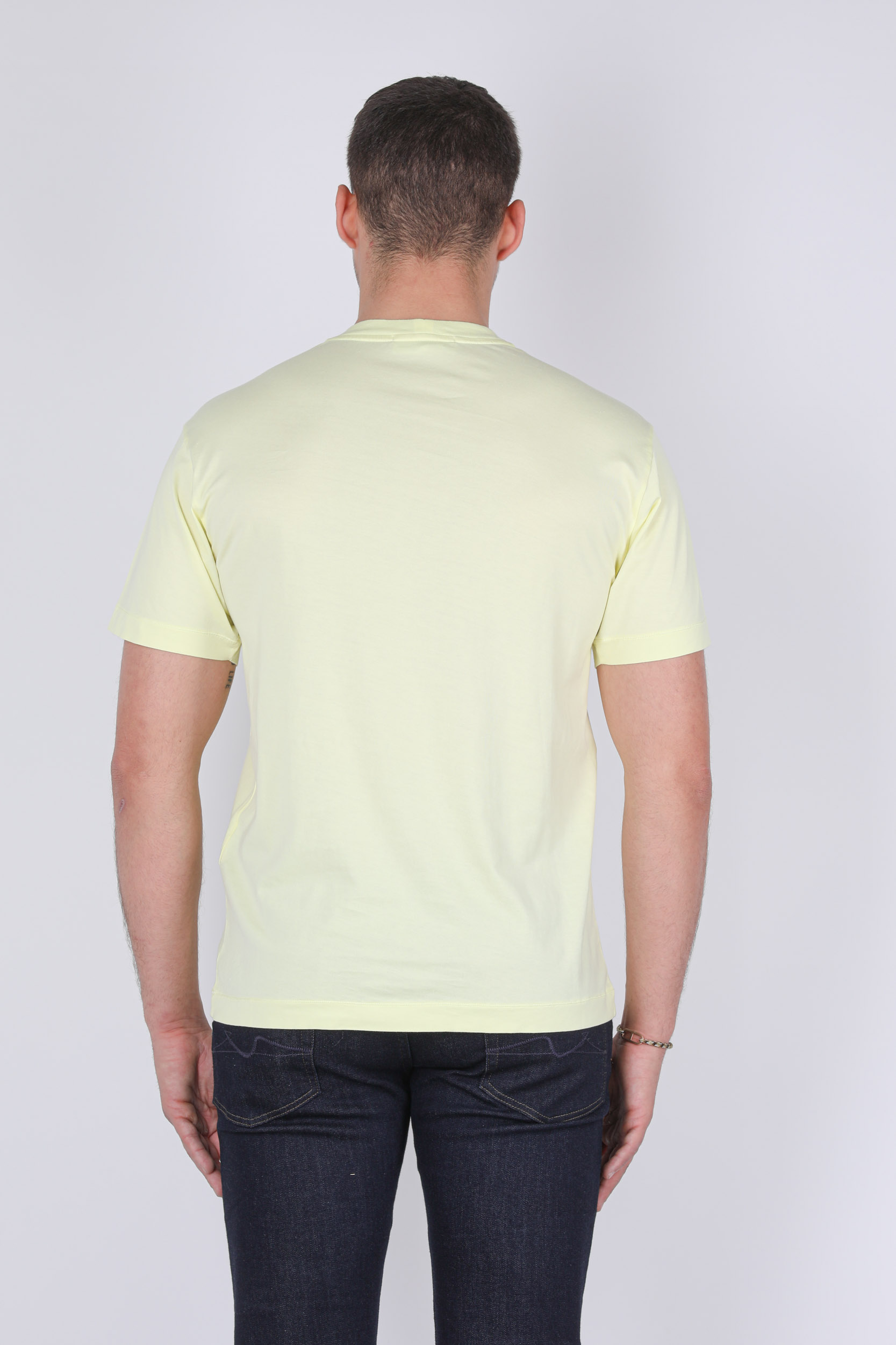 T-SHIRT STONE ISLAND JAUNE 741524113-V0031