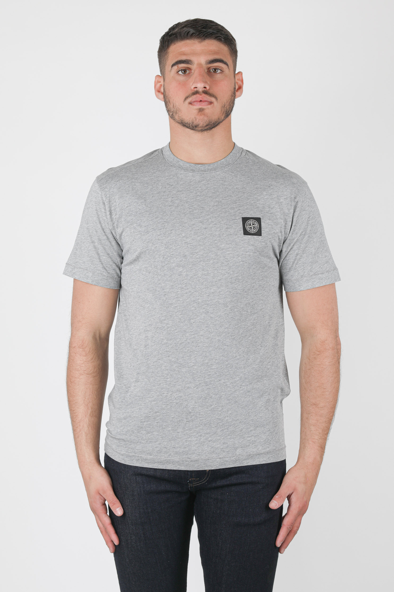 T-SHIRT STONE ISLAND GRIS 741524113-V0M64
