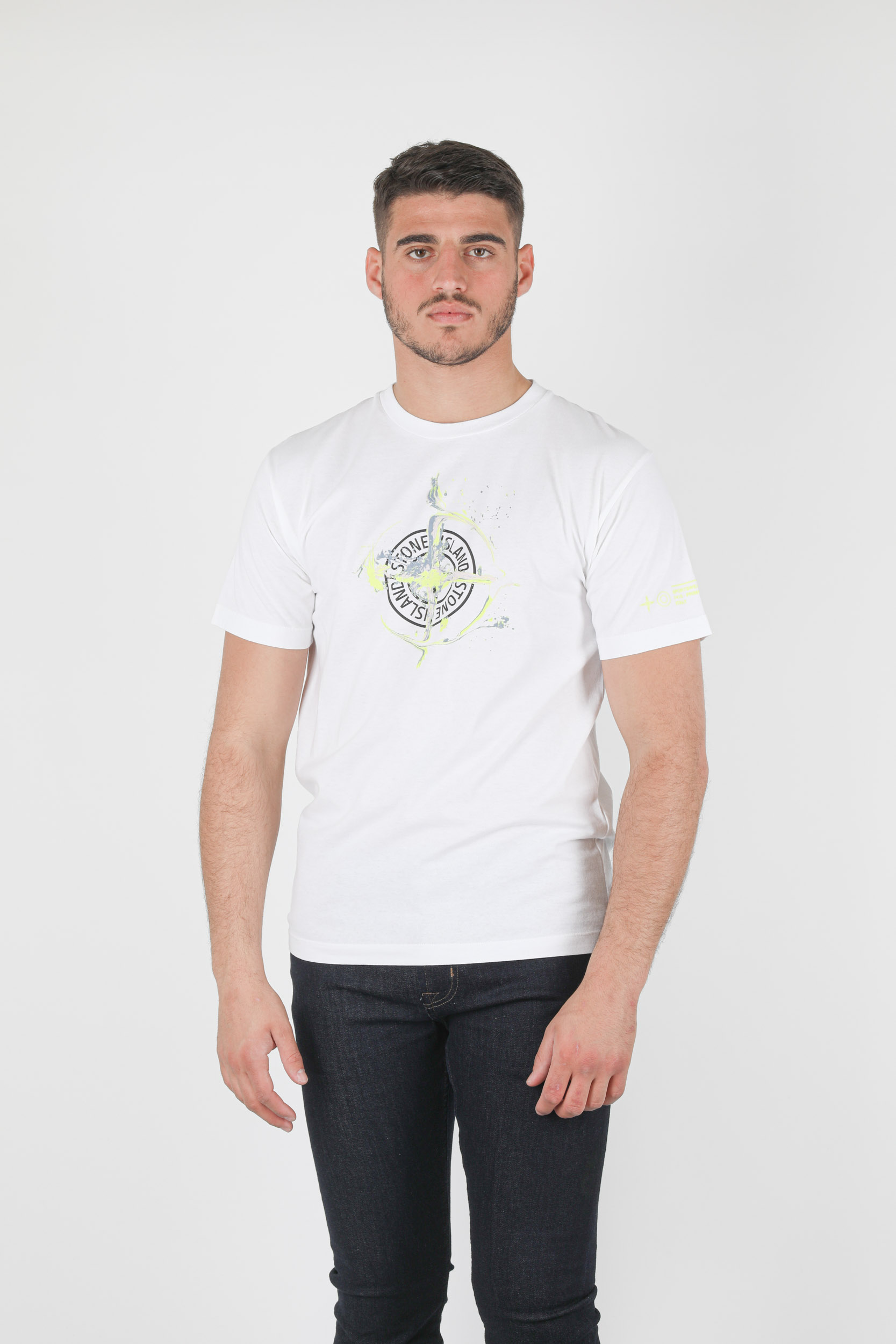 T-SHIRT STONE ISLAND BLANC 74152NS83-V0001