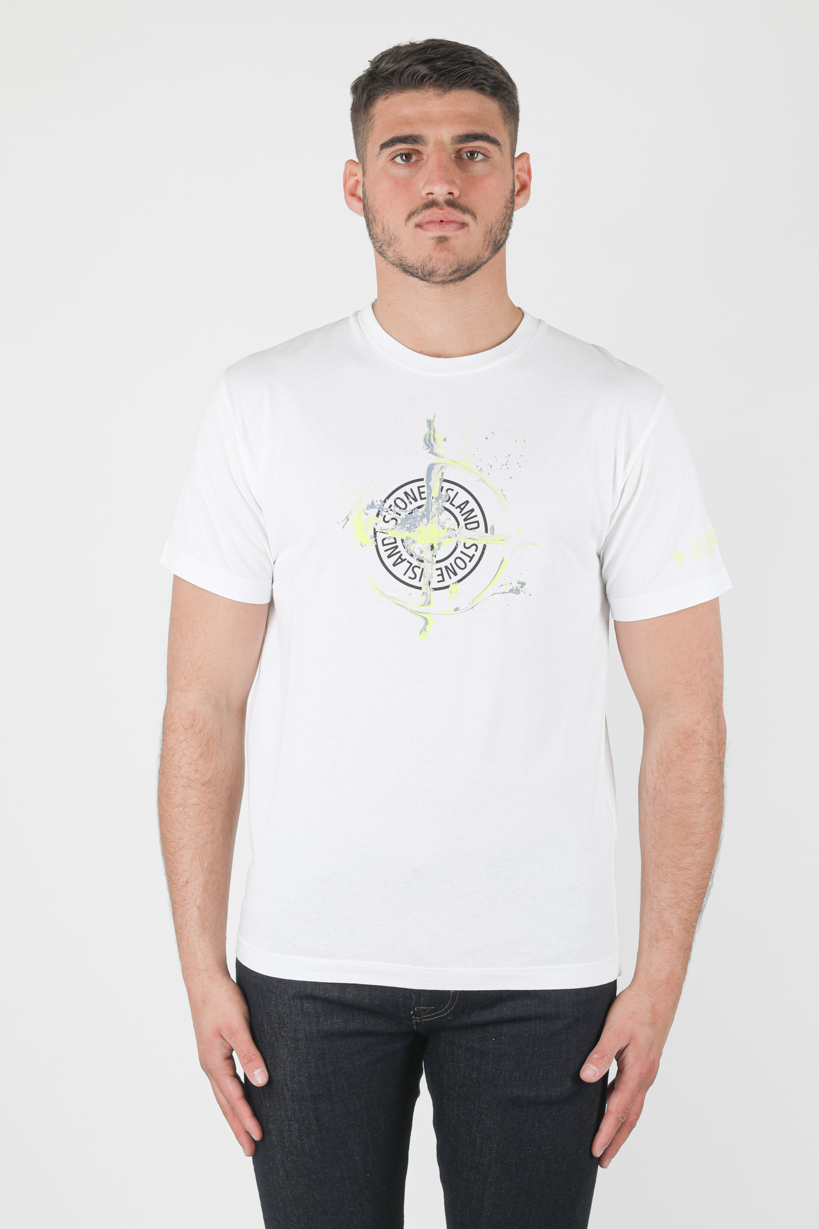 T-SHIRT STONE ISLAND BLANC 74152NS83-V0001