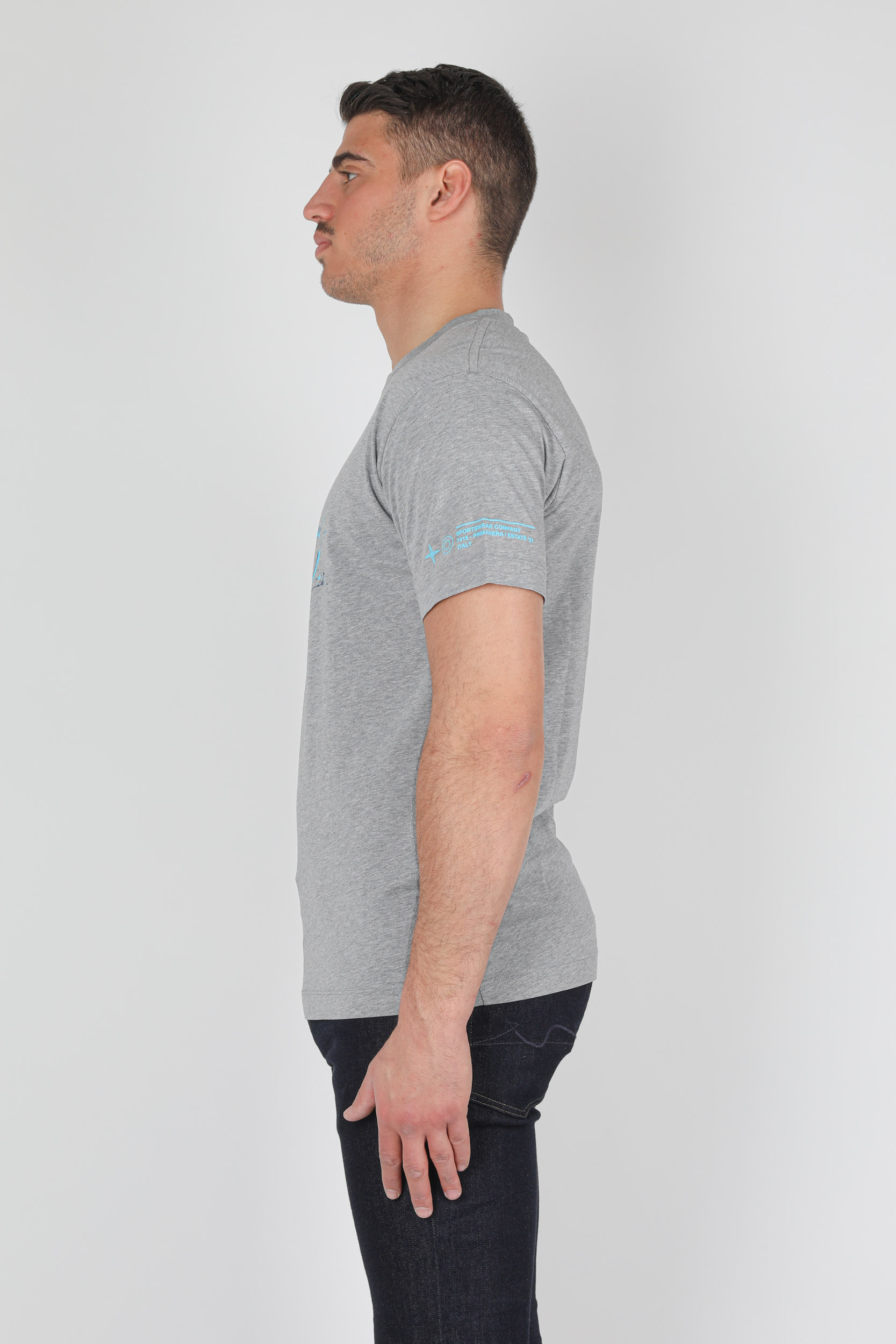 T-SHIRT STONE ISLAND GRIS 74152NS83-V0M64