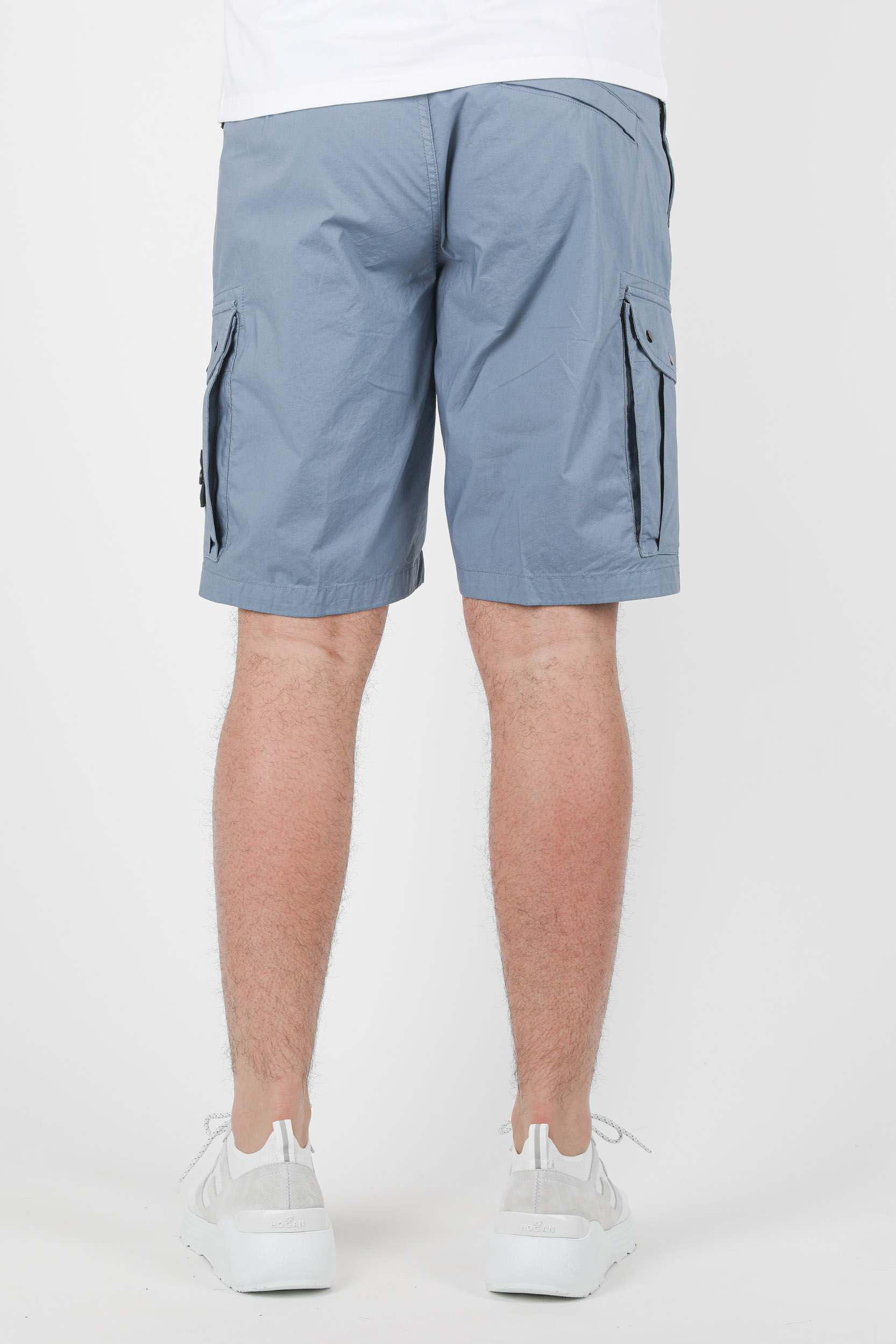 SHORT CARGO STONE ISLAND BLEU DE PRUSSE 7415L0803-V0046