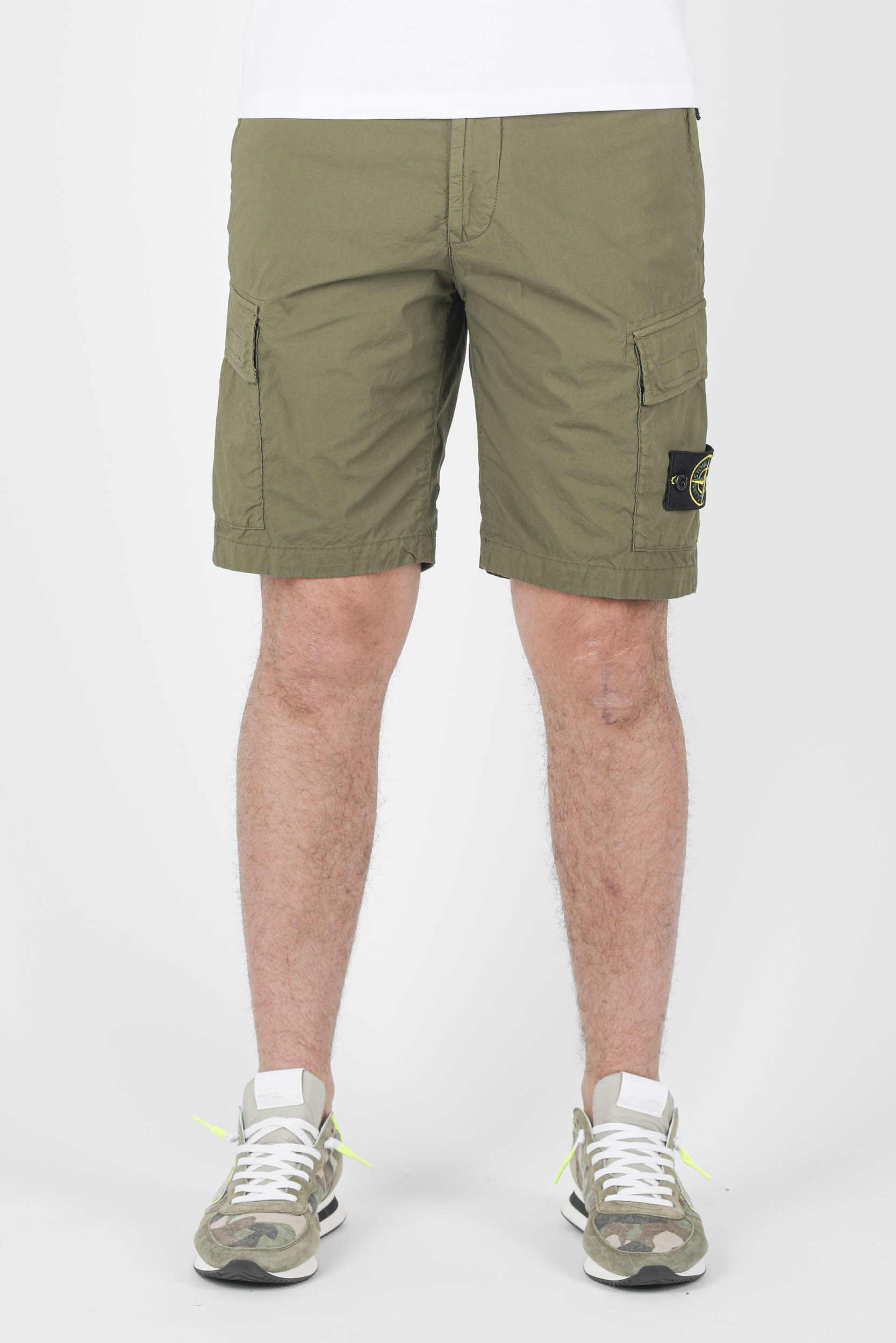 SHORT CARGO STONE ISLAND KAKI 7415L0803-V0058