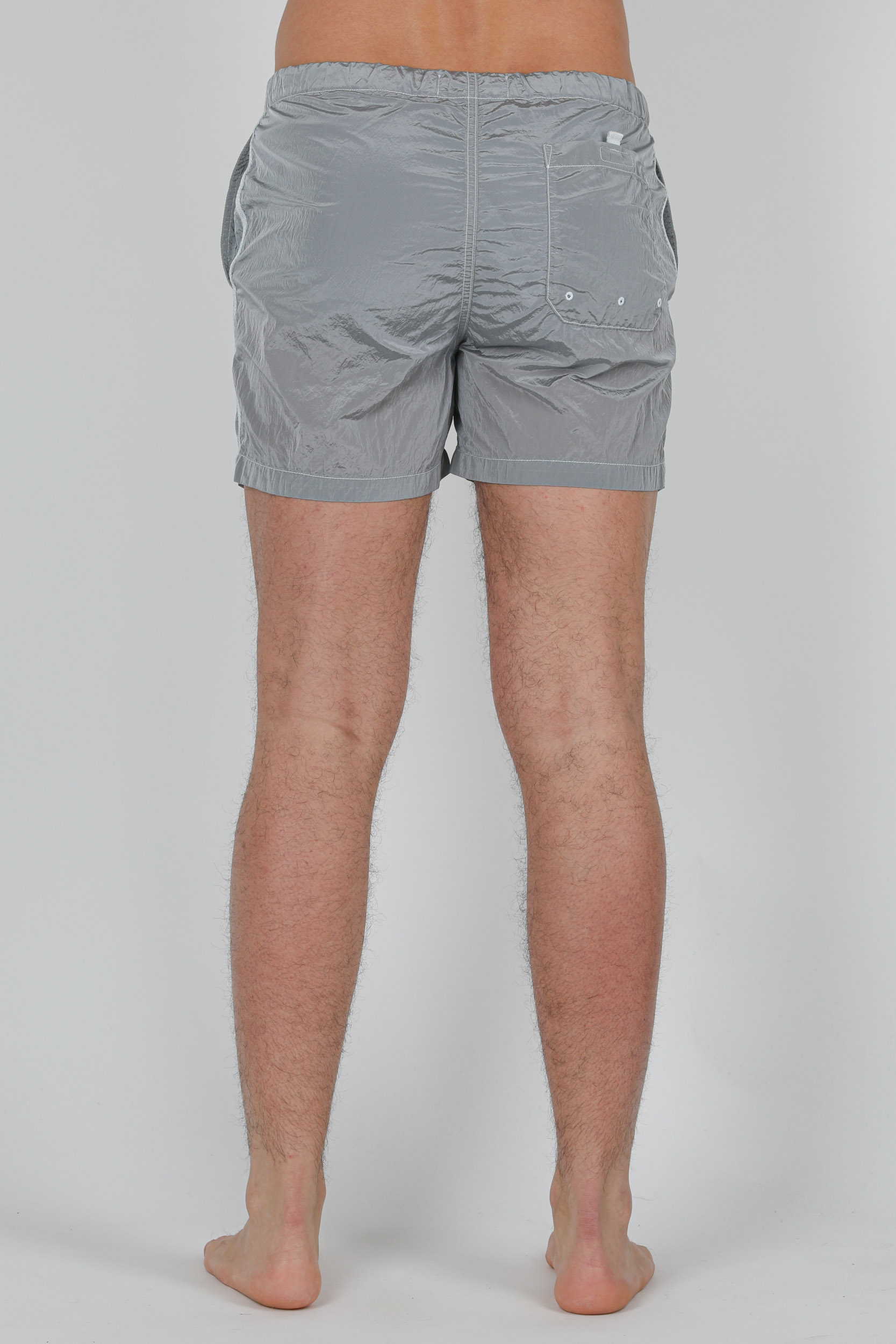 MAILLOT DE BAIN STONE ISLAND NYLON GRIS 7415B0643-V0041