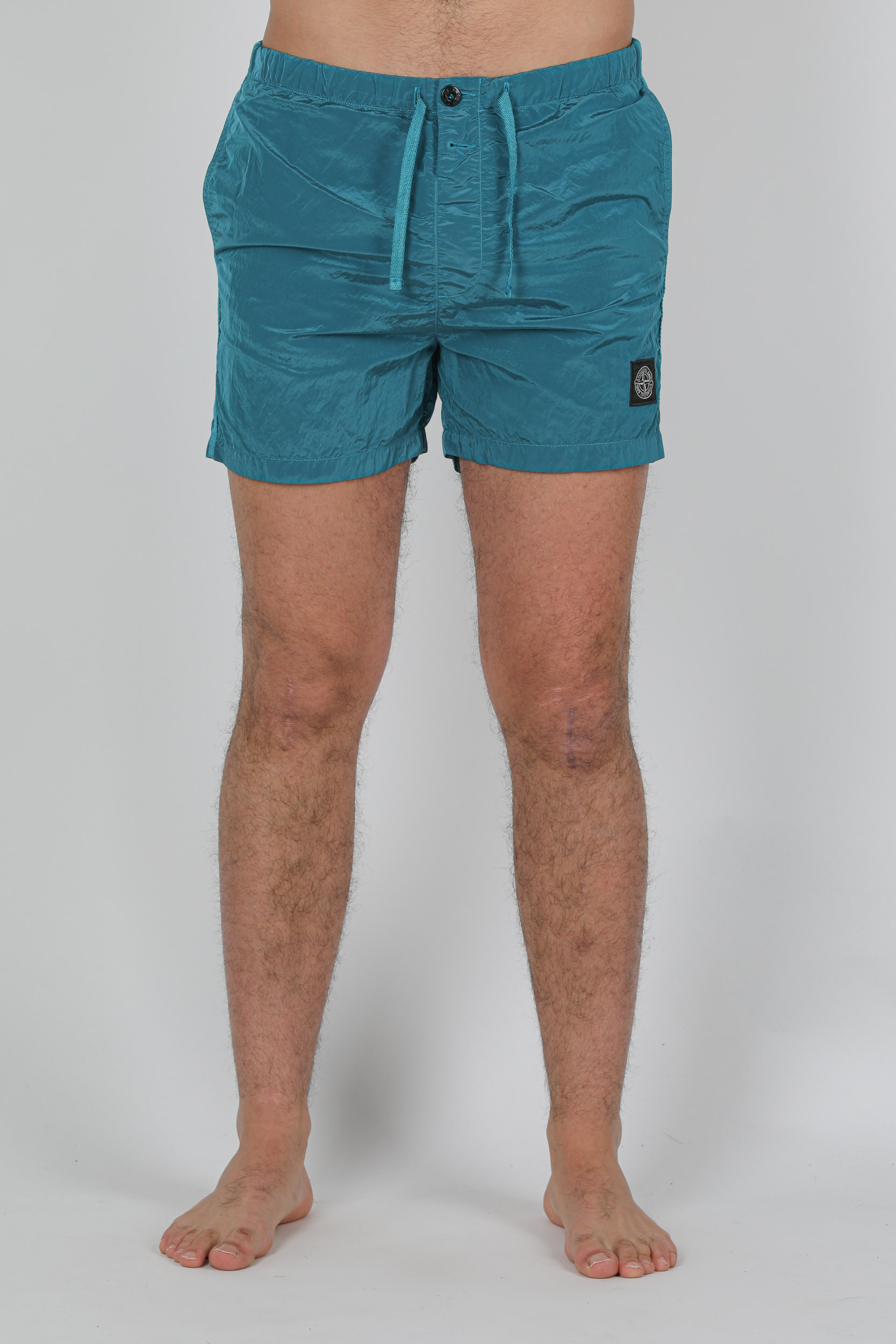 MAILLOT DE BAIN STONE ISLAND NYLON TURQUOISE 7415B0643-V0042