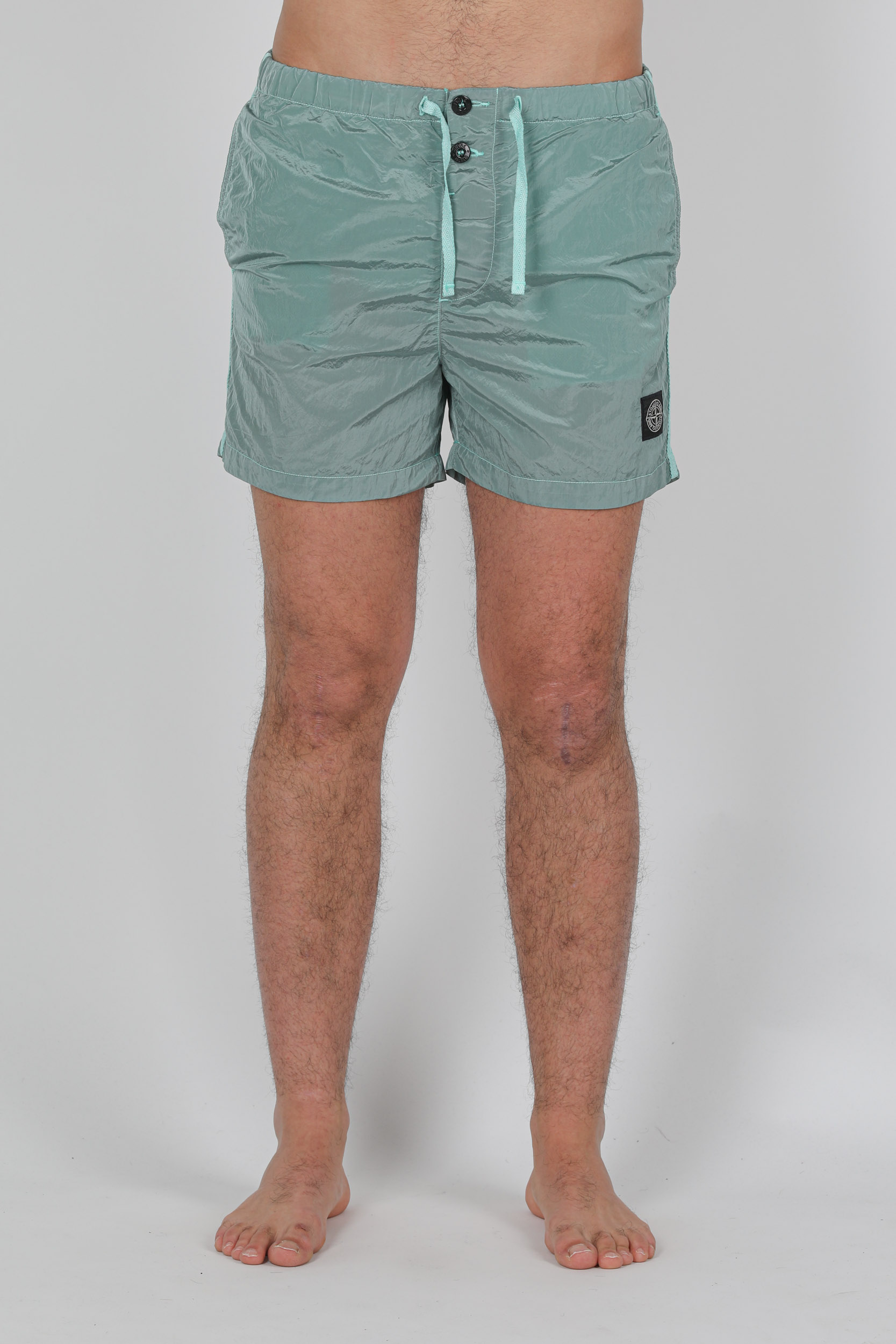 MAILLOT DE BAIN STONE ISLAND NYLON AQUA 7416B0643-V0044