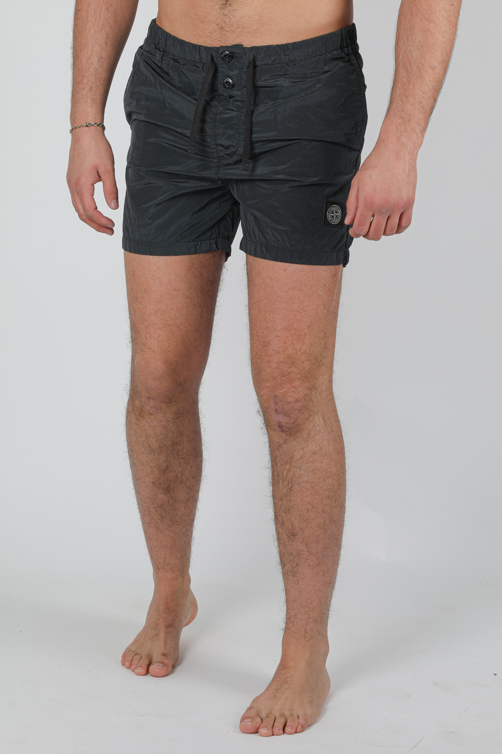 MAILLOT DE BAIN STONE ISLAND NYLON ANTHRACITE 7415B0643-V0065