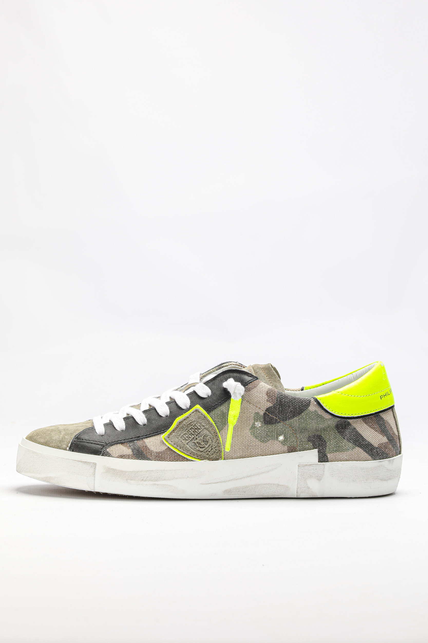 BASKETS PHILIPPE MODEL CAMOUFLAGE KAKI PRLU-CF10
