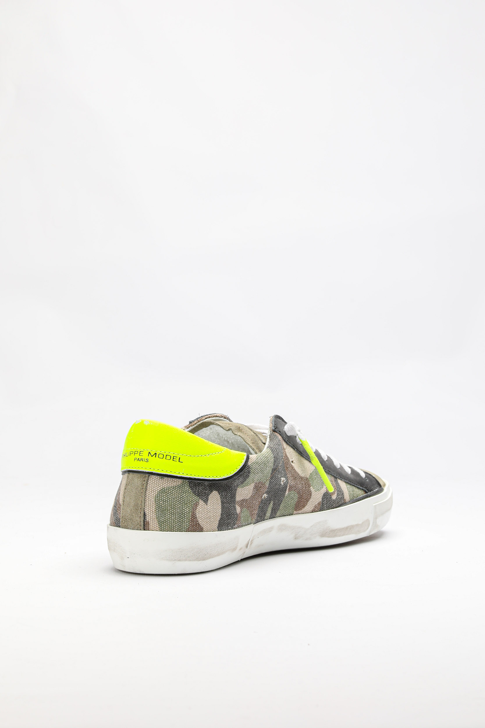BASKETS PHILIPPE MODEL CAMOUFLAGE KAKI PRLU-CF10