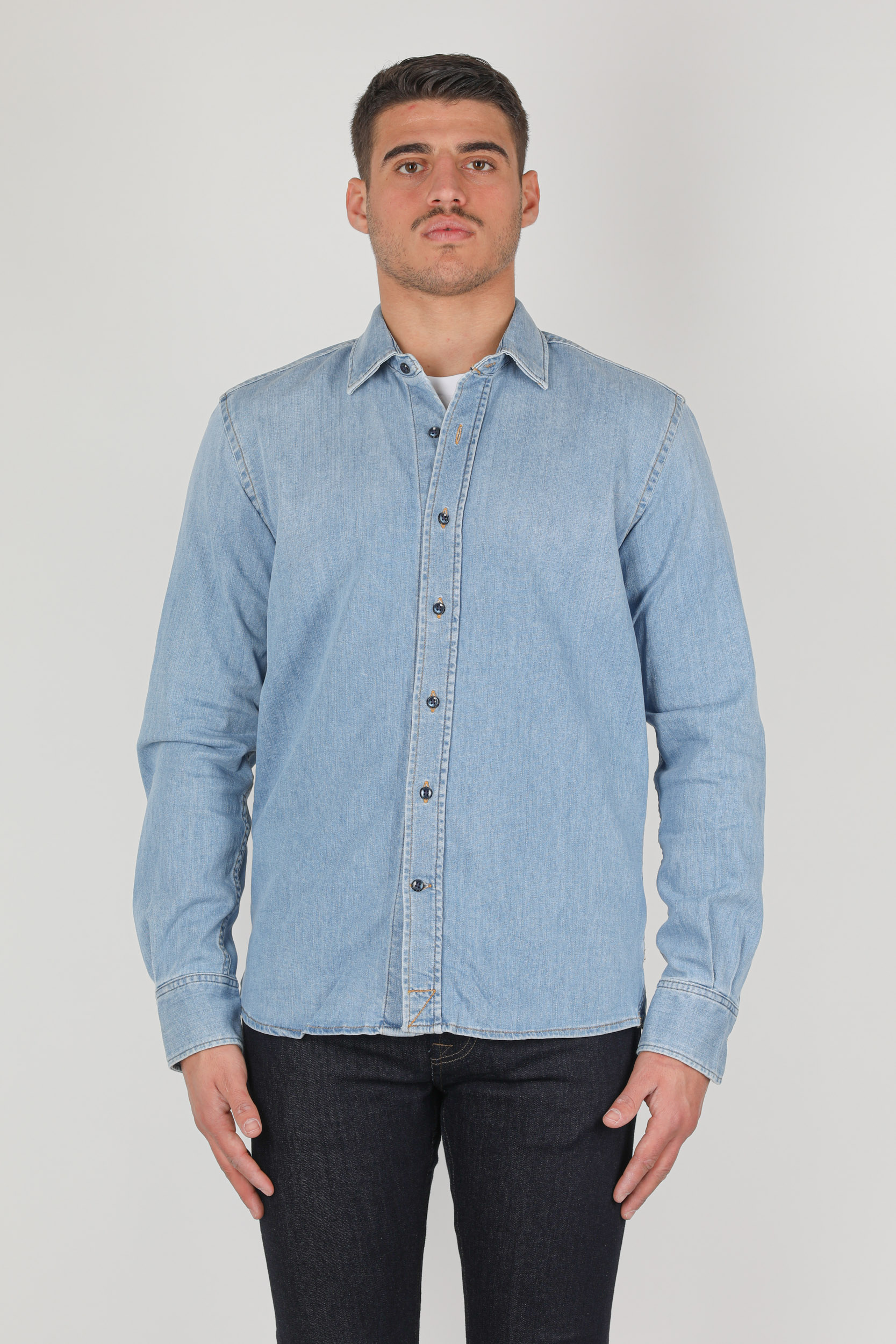CHEMISE EN JEAN SEVEN BLEU JS6MZ030QT