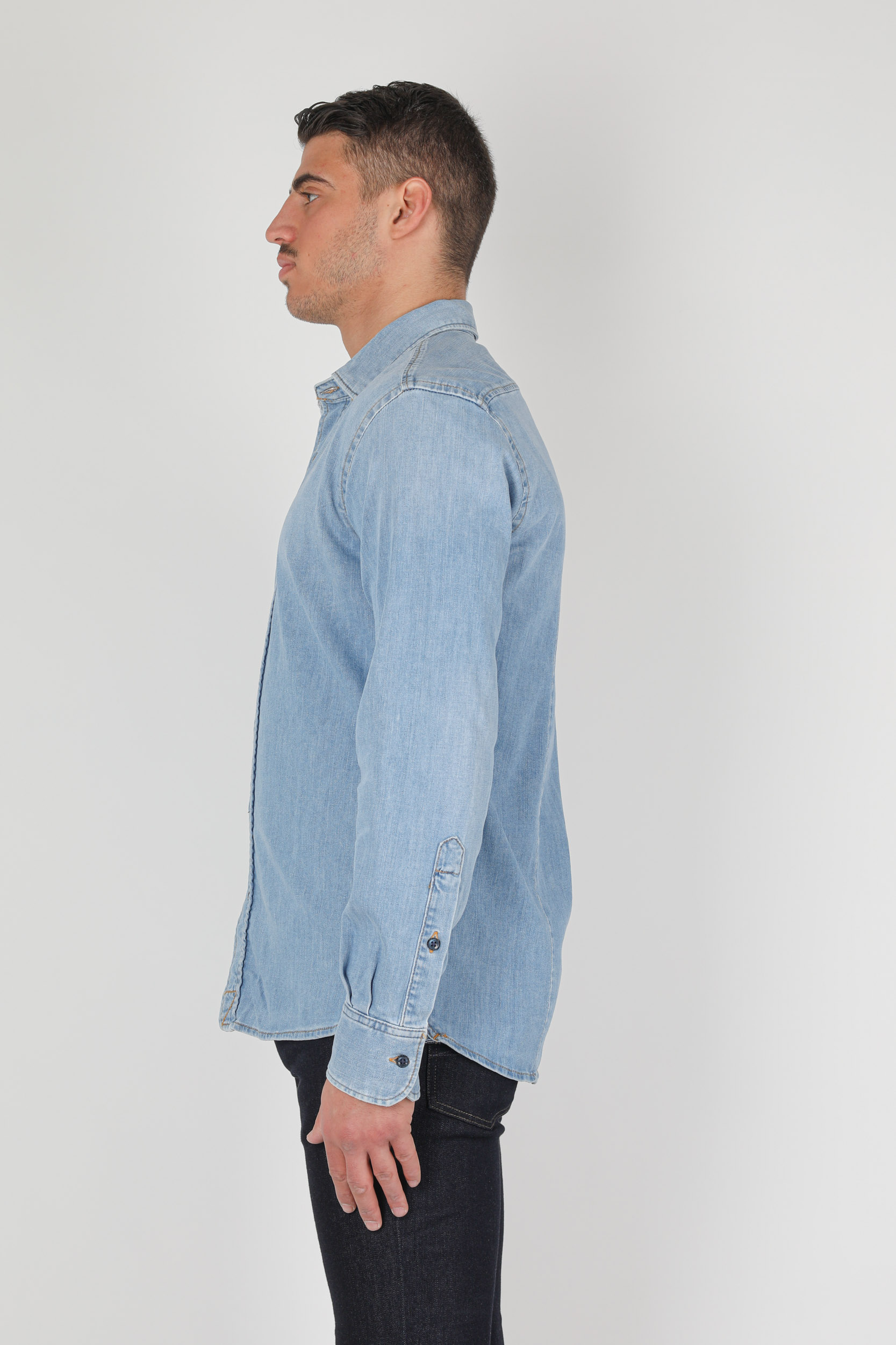 CHEMISE EN JEAN SEVEN BLEU JS6MZ030QT