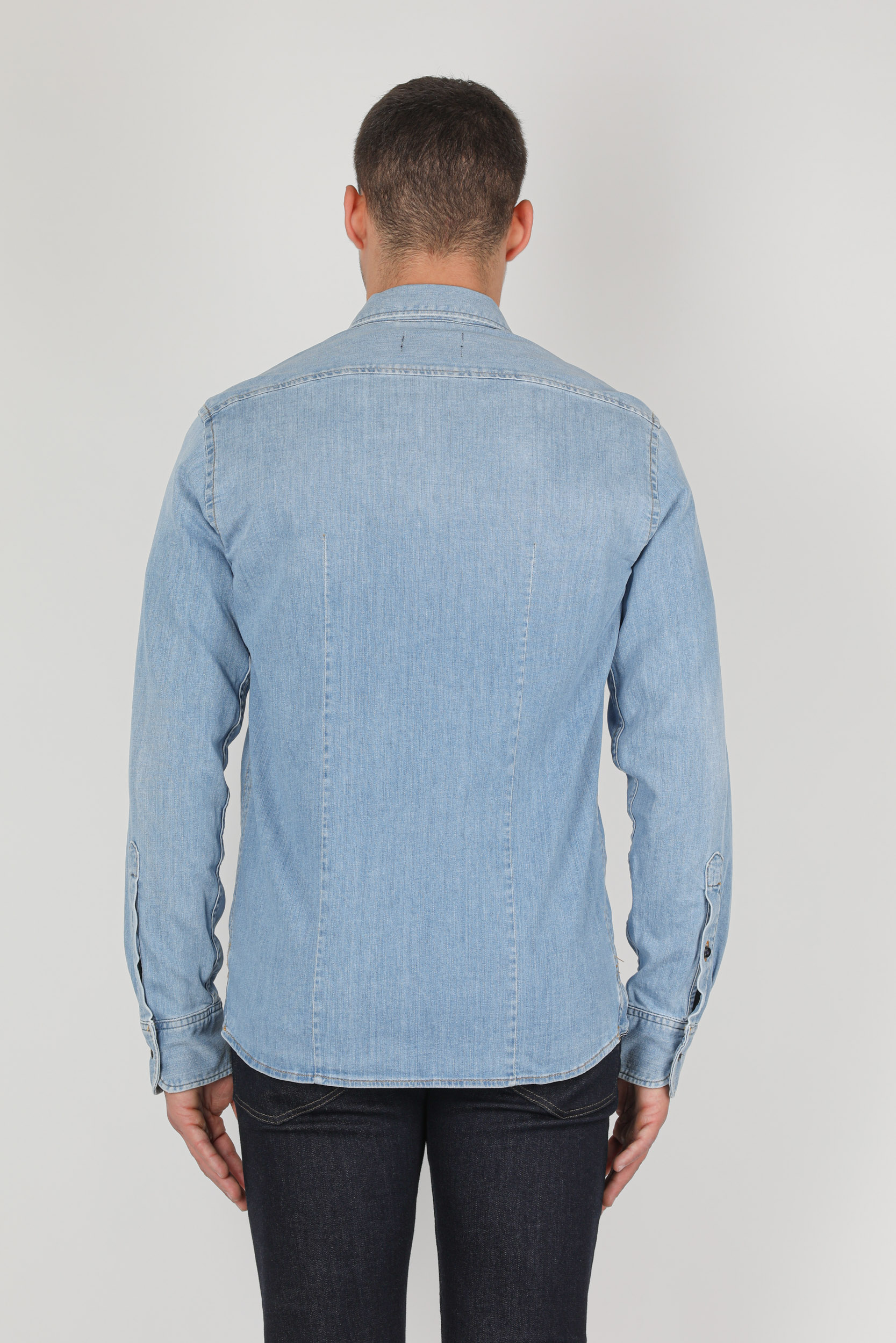 CHEMISE EN JEAN SEVEN BLEU JS6MZ030QT