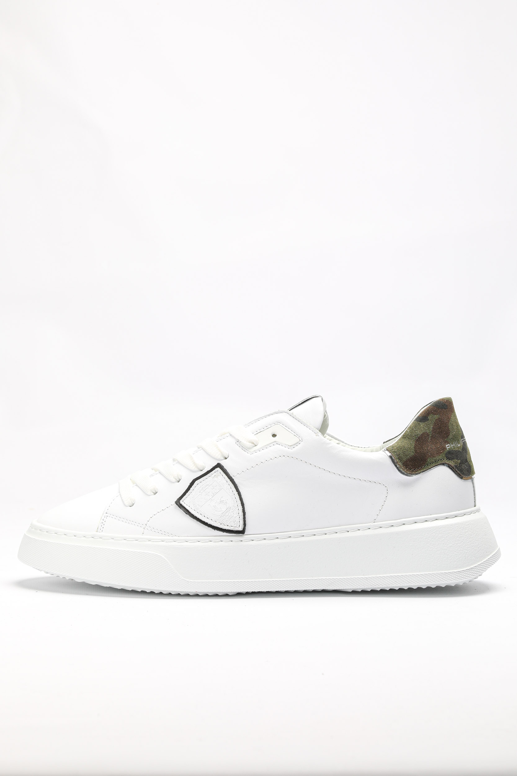 BASKETS PHILIPPE MODEL BLANCHES ET CAMOUFLAGE BTLU-VC01