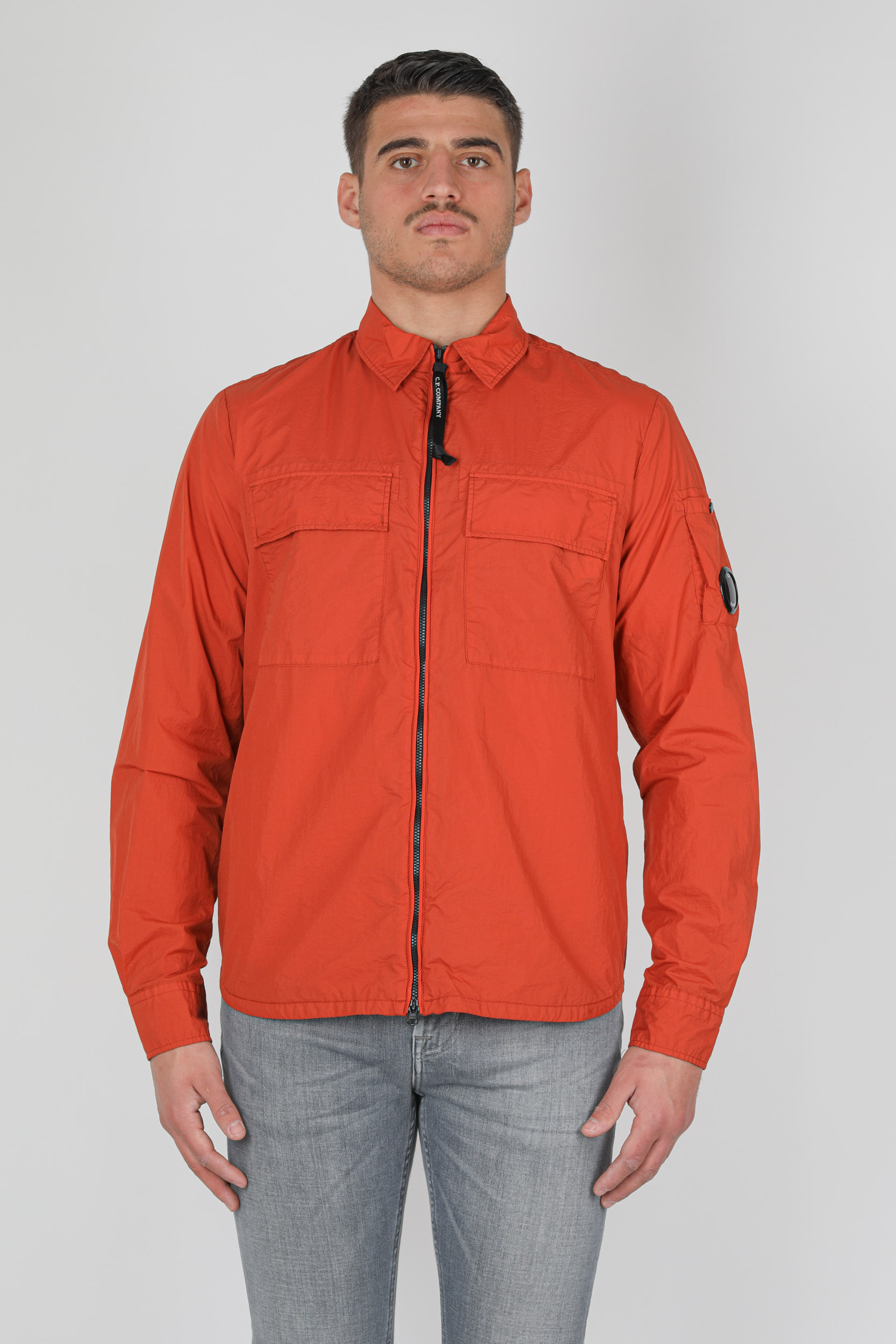 SURCHEMISE C.P COMPANY NYLON ORANGE H076A-468