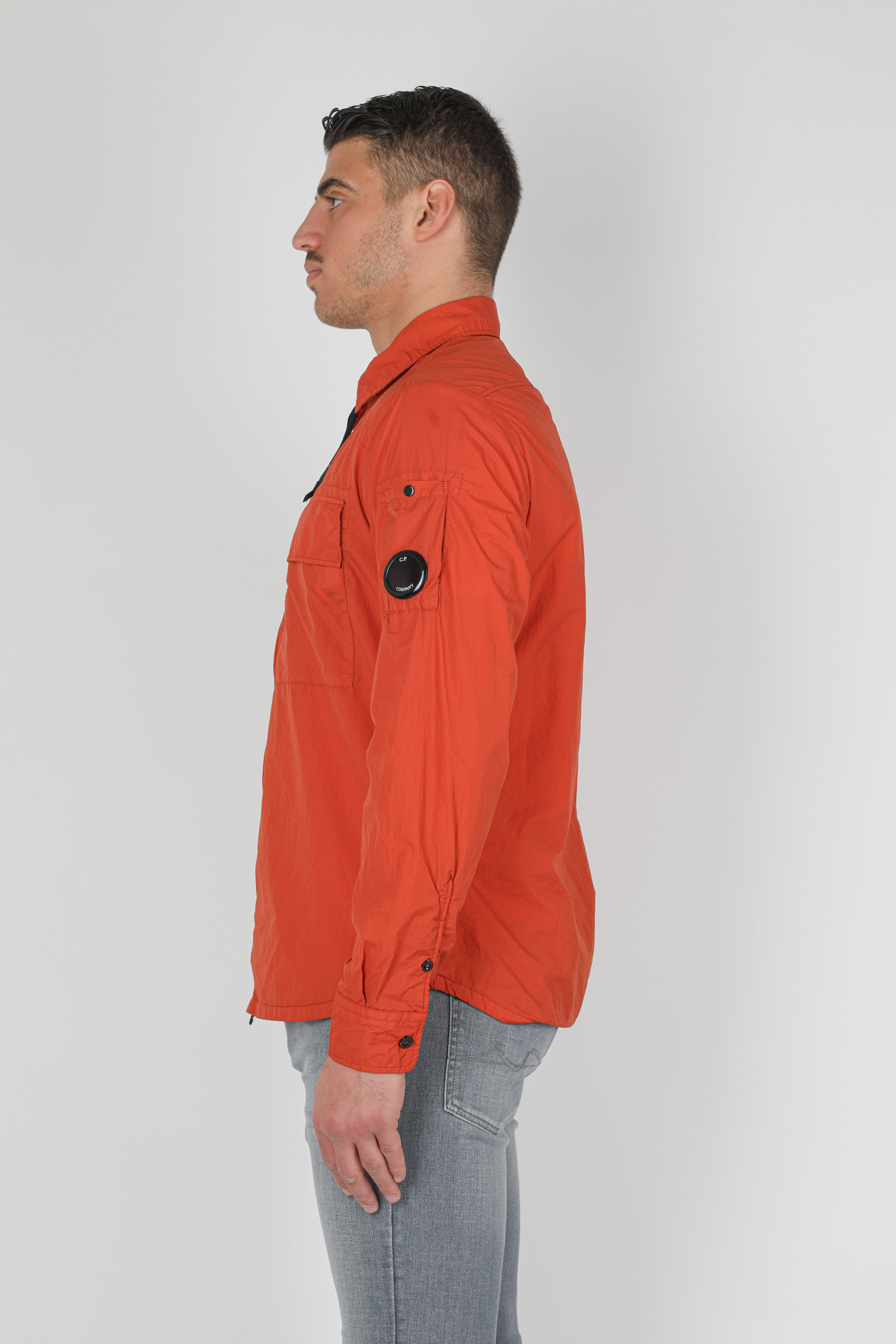 SURCHEMISE C.P COMPANY NYLON ORANGE H076A-468