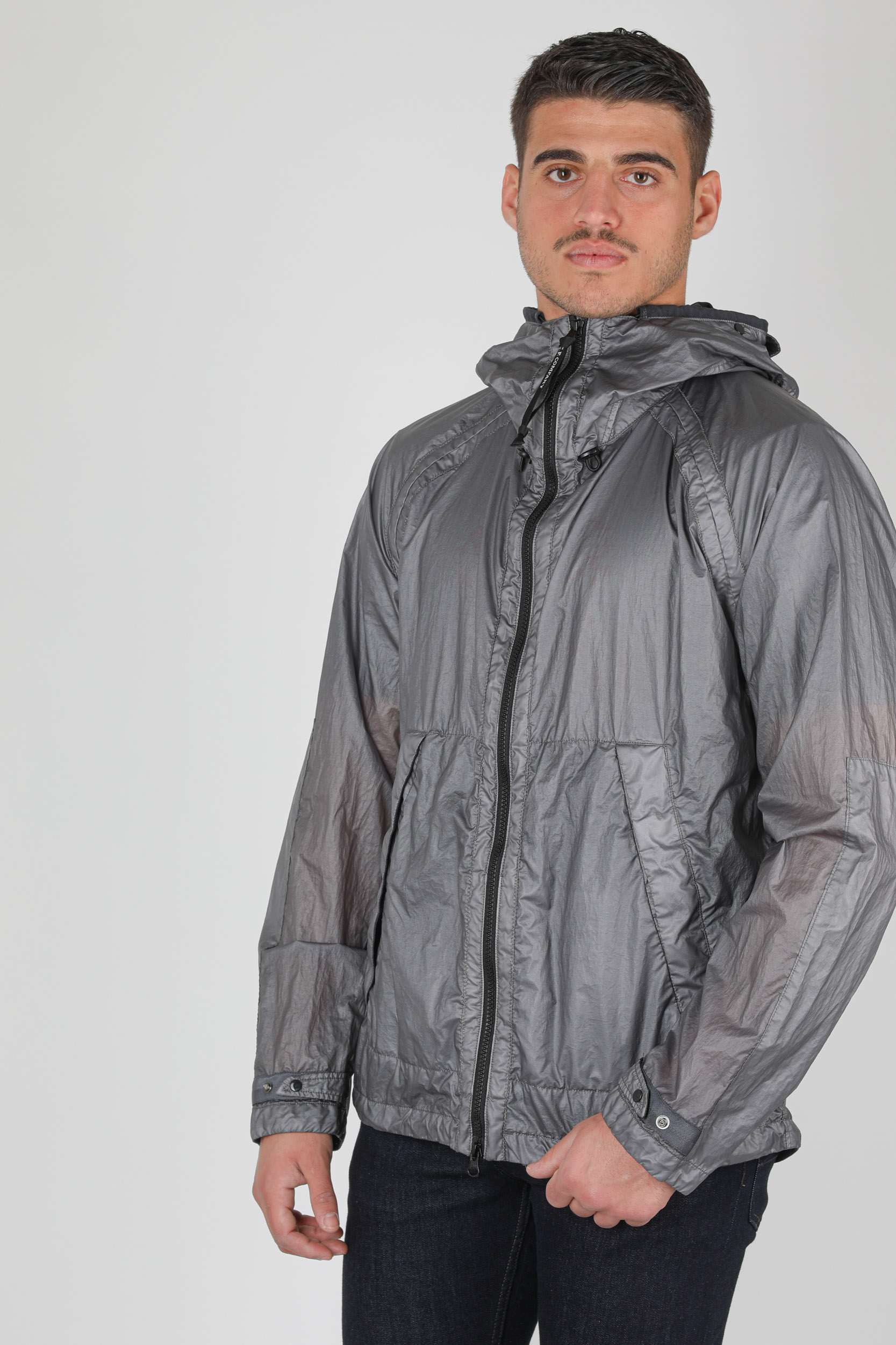 VESTE C.P COMPANY NYLON MAT GRISE W181A-938