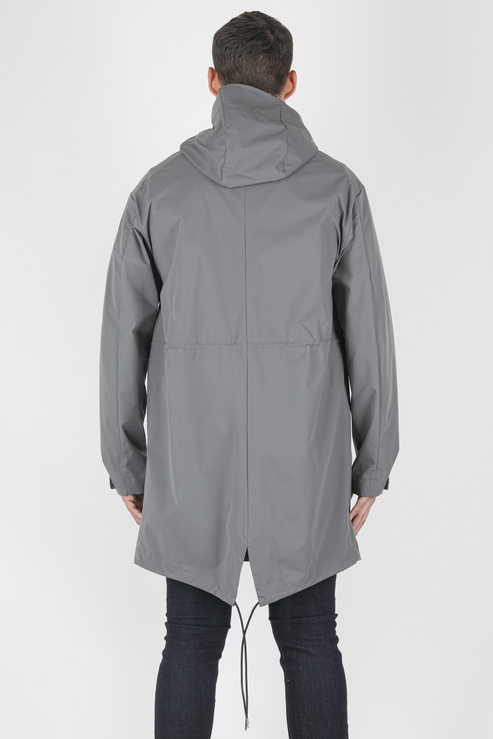 VESTE C.P COMPANY NYLON PRO-TEK LONGUE  GRISE W018A-938