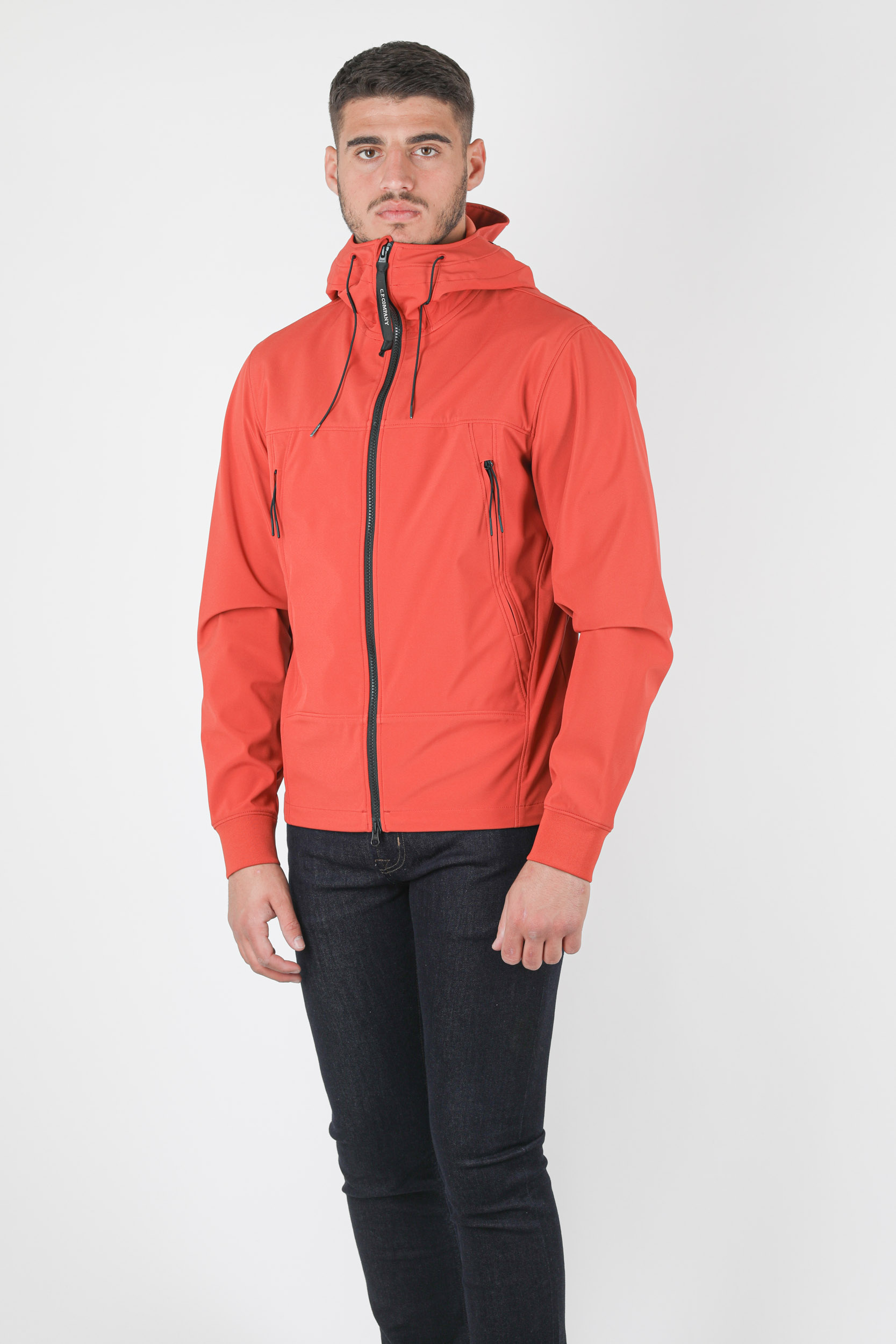 BLOUSON SOFT SHELL-R C.P COMPANY LUNETTES ORANGE W013A-468