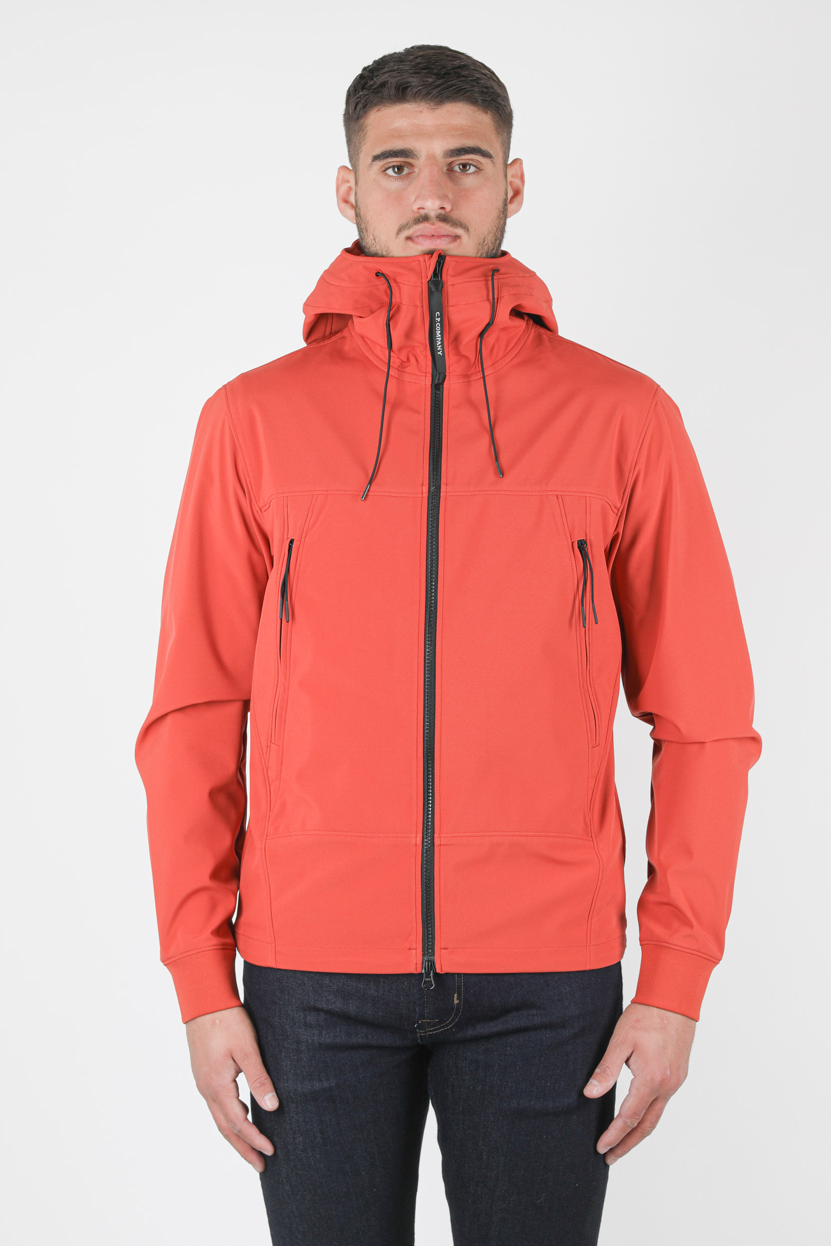 BLOUSON SOFT SHELL-R C.P COMPANY LUNETTES ORANGE W013A-468