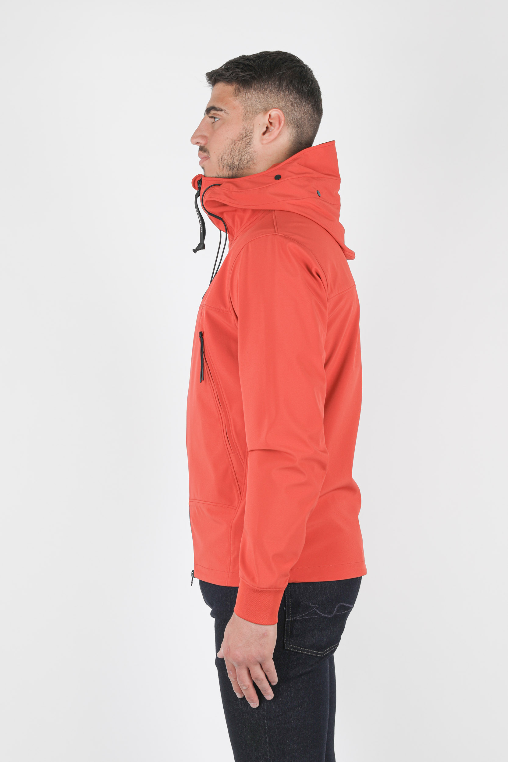 BLOUSON SOFT SHELL-R C.P COMPANY LUNETTES ORANGE W013A-468