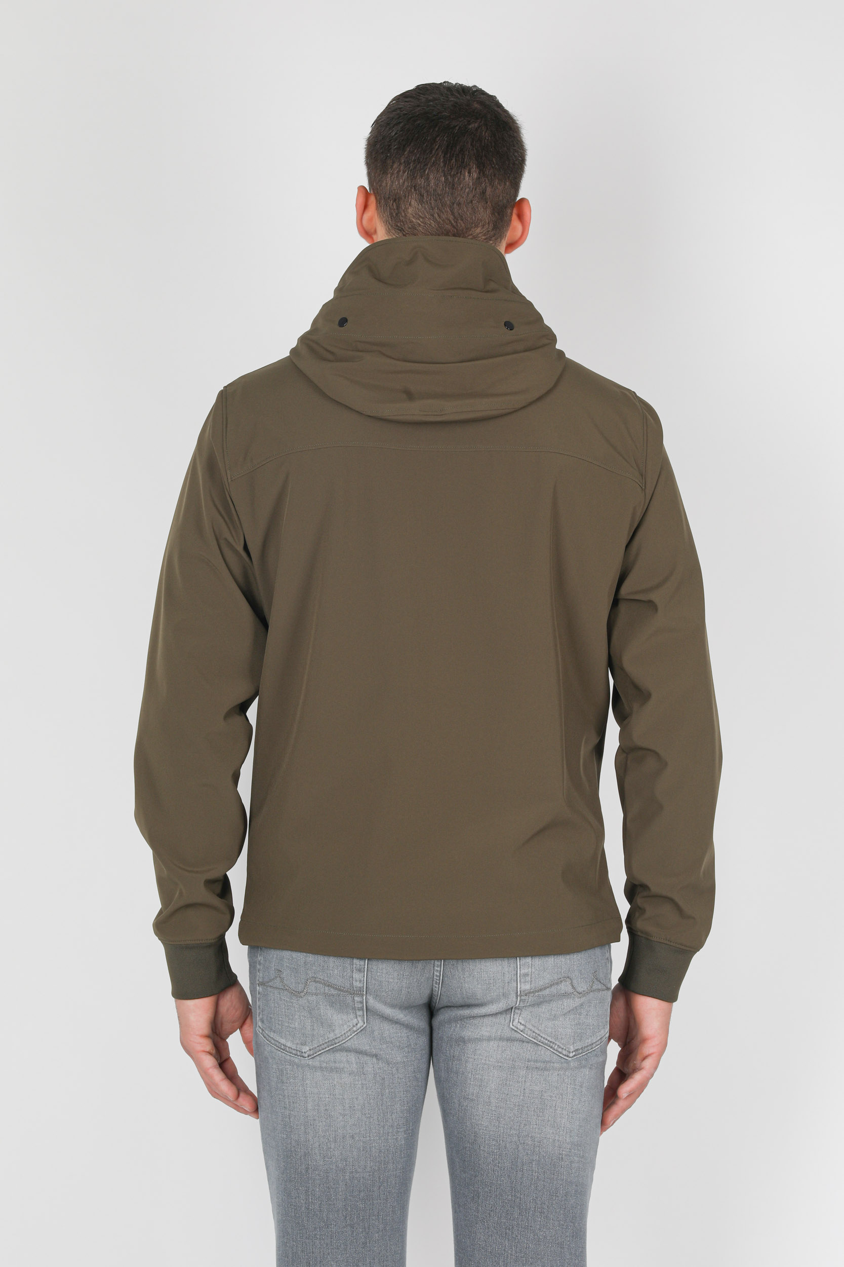 BLOUSON SOFT SHELL-R C.P COMPANY LUNETTES KAKI W013A-683