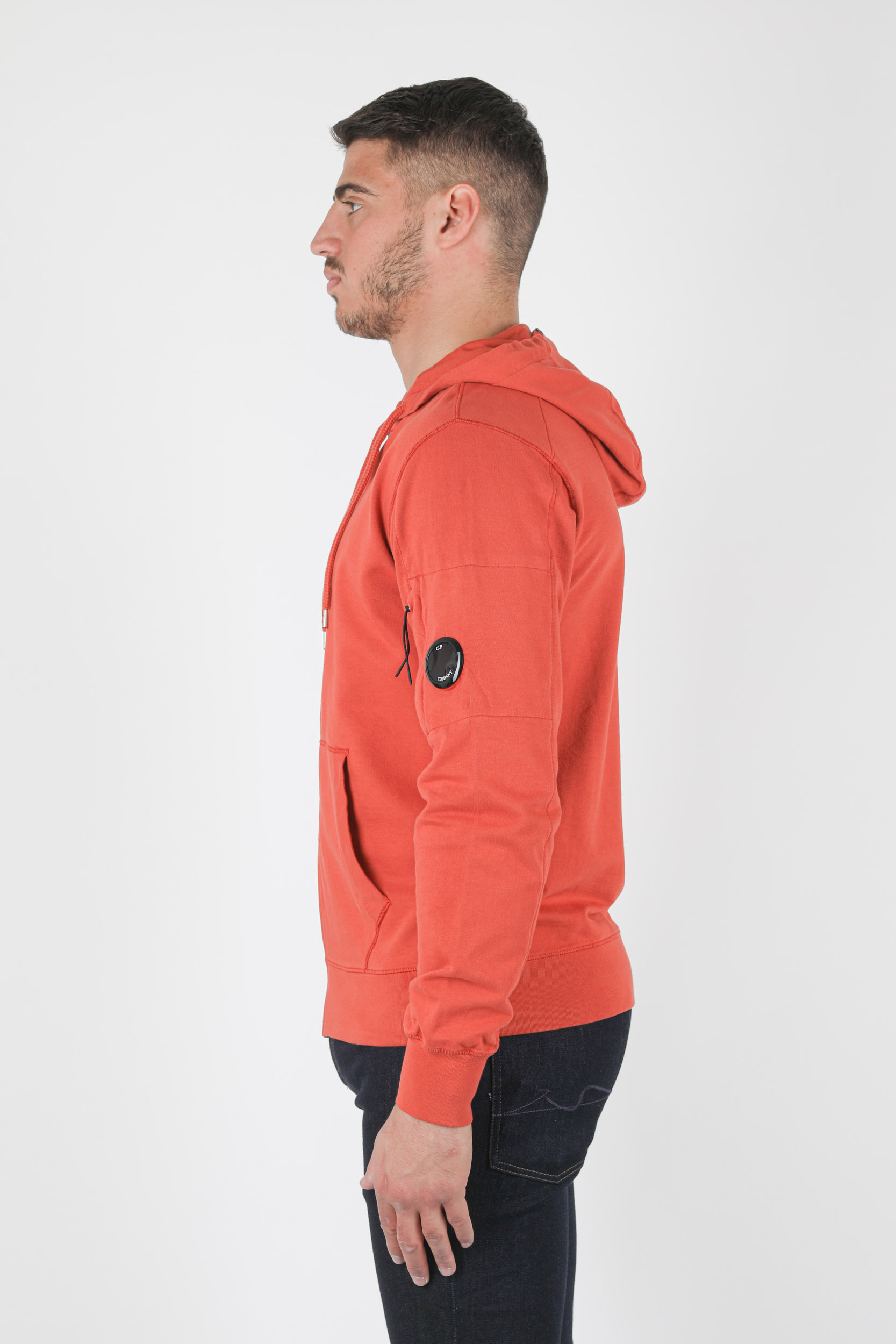 GILET ZIPPE C.P COMPANY ORANGE S044A-468