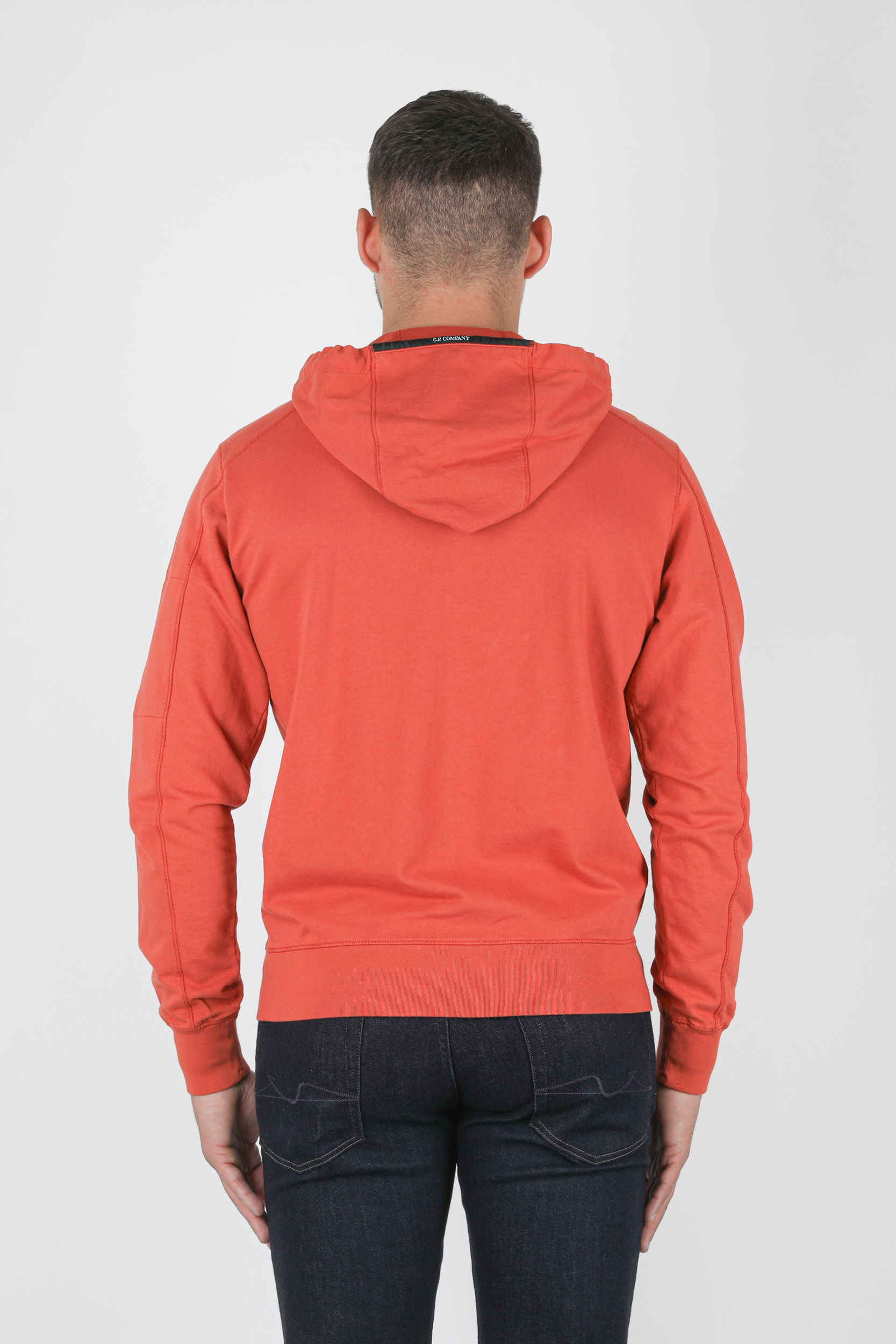 GILET ZIPPE C.P COMPANY ORANGE S044A-468