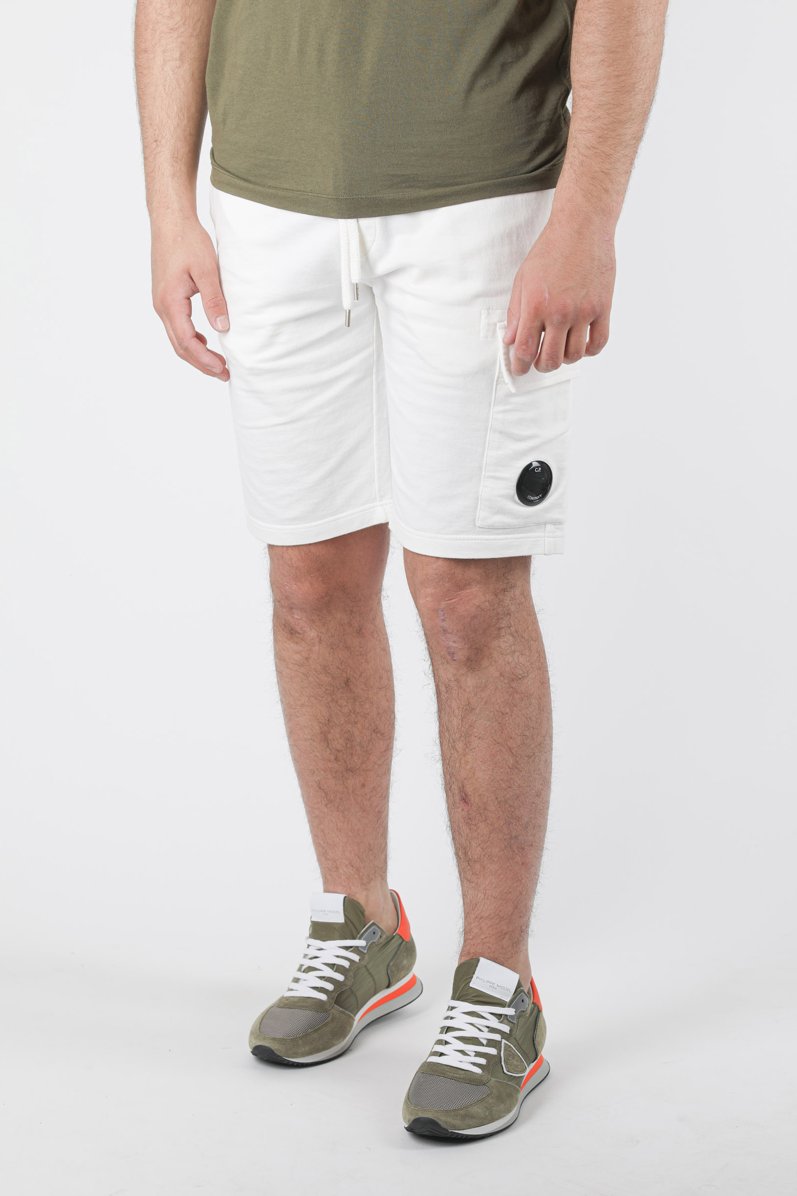SHORT C.P COMPANY BLANC B041A-103
