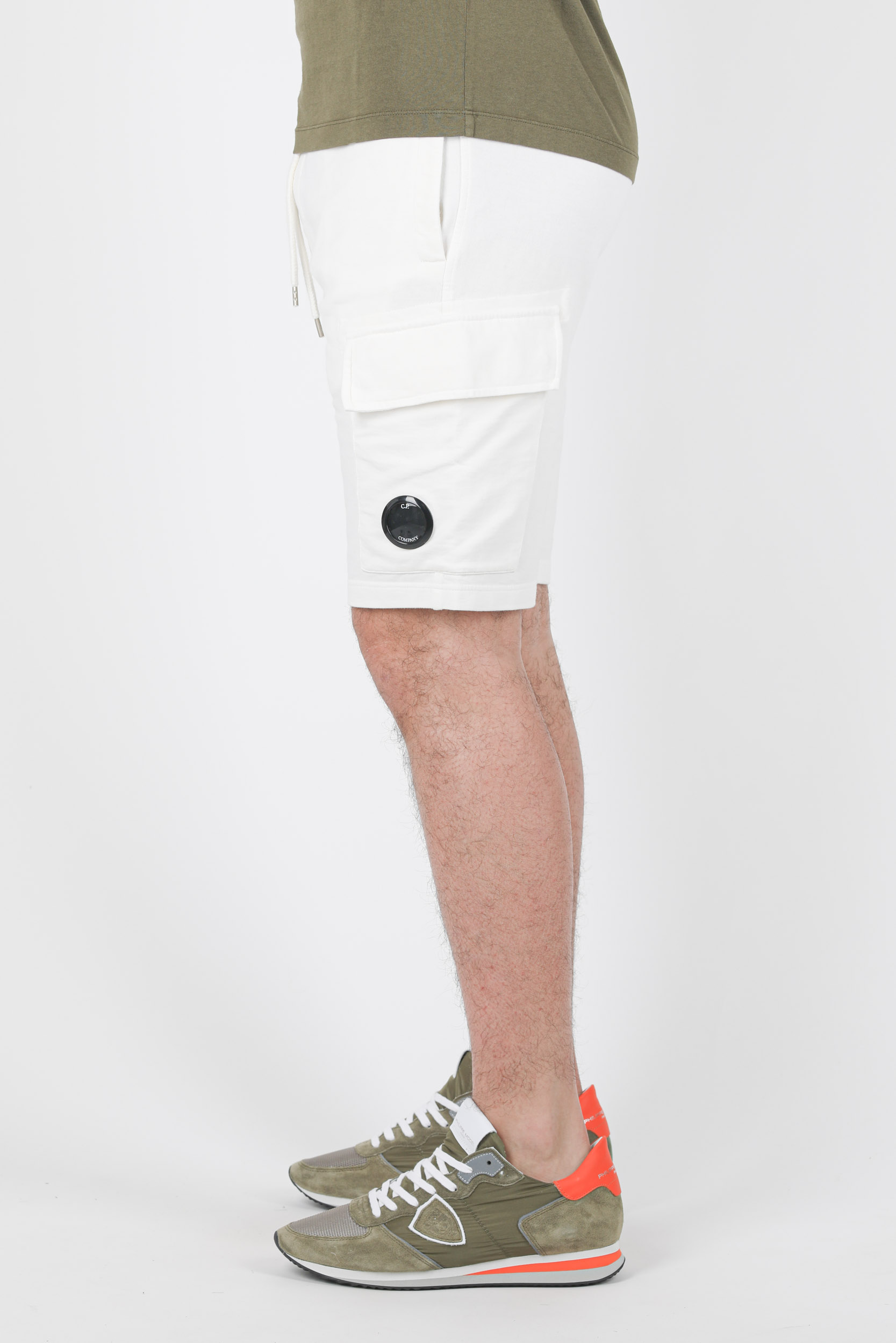 SHORT C.P COMPANY BLANC B041A-103