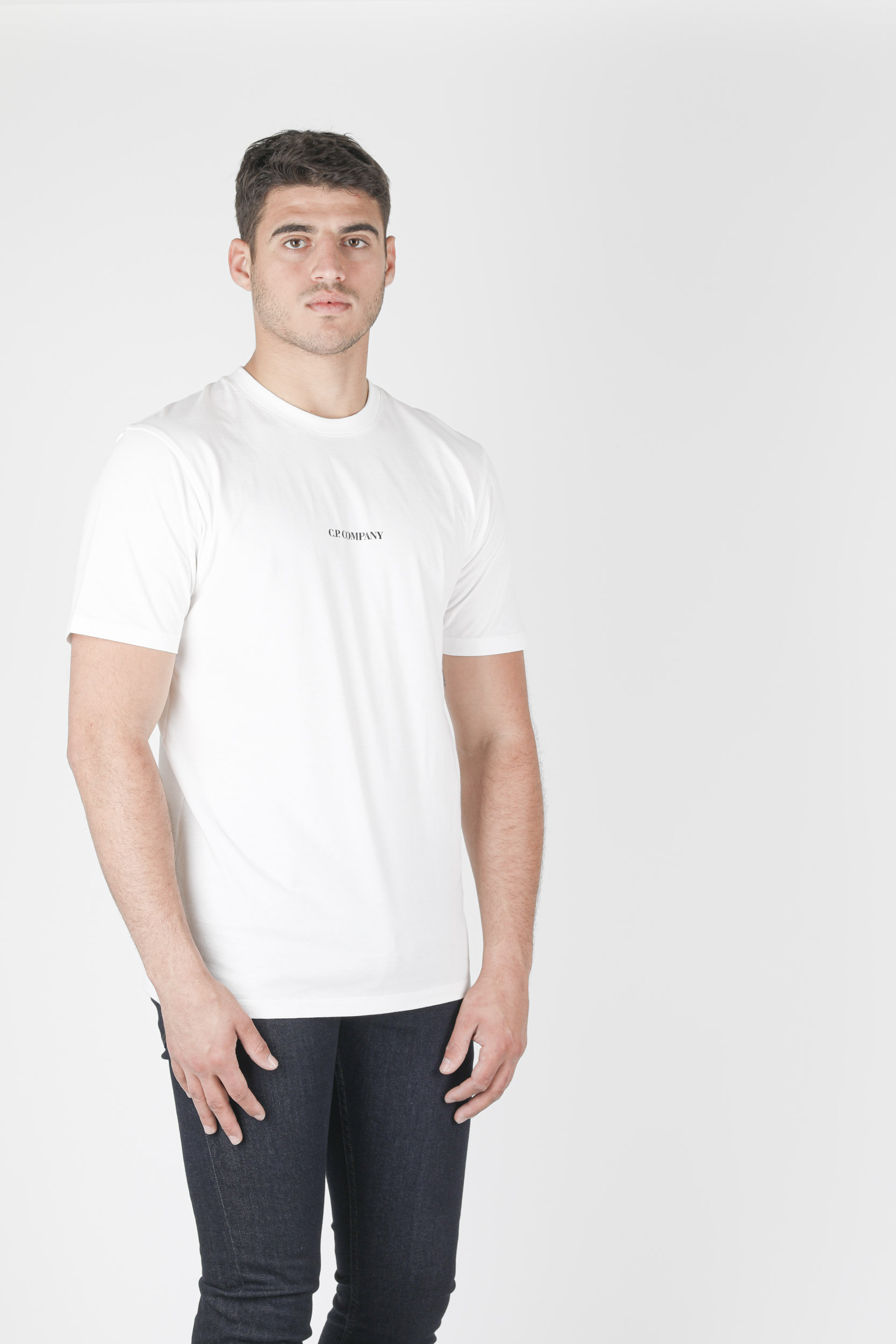 T-SHIRT C.P COMPANY BLANC S213A-103