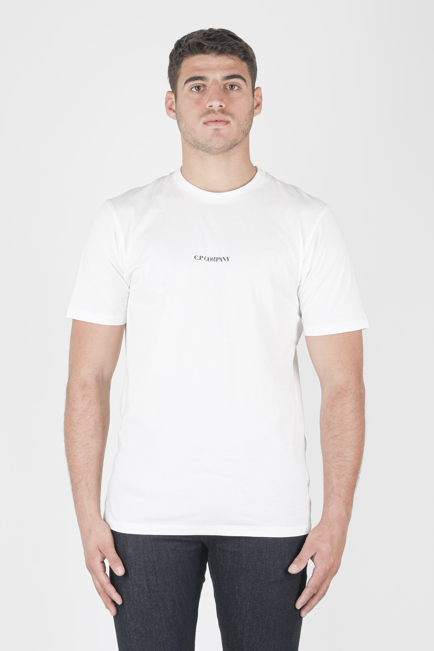 T-SHIRT C.P COMPANY BLANC S213A-103