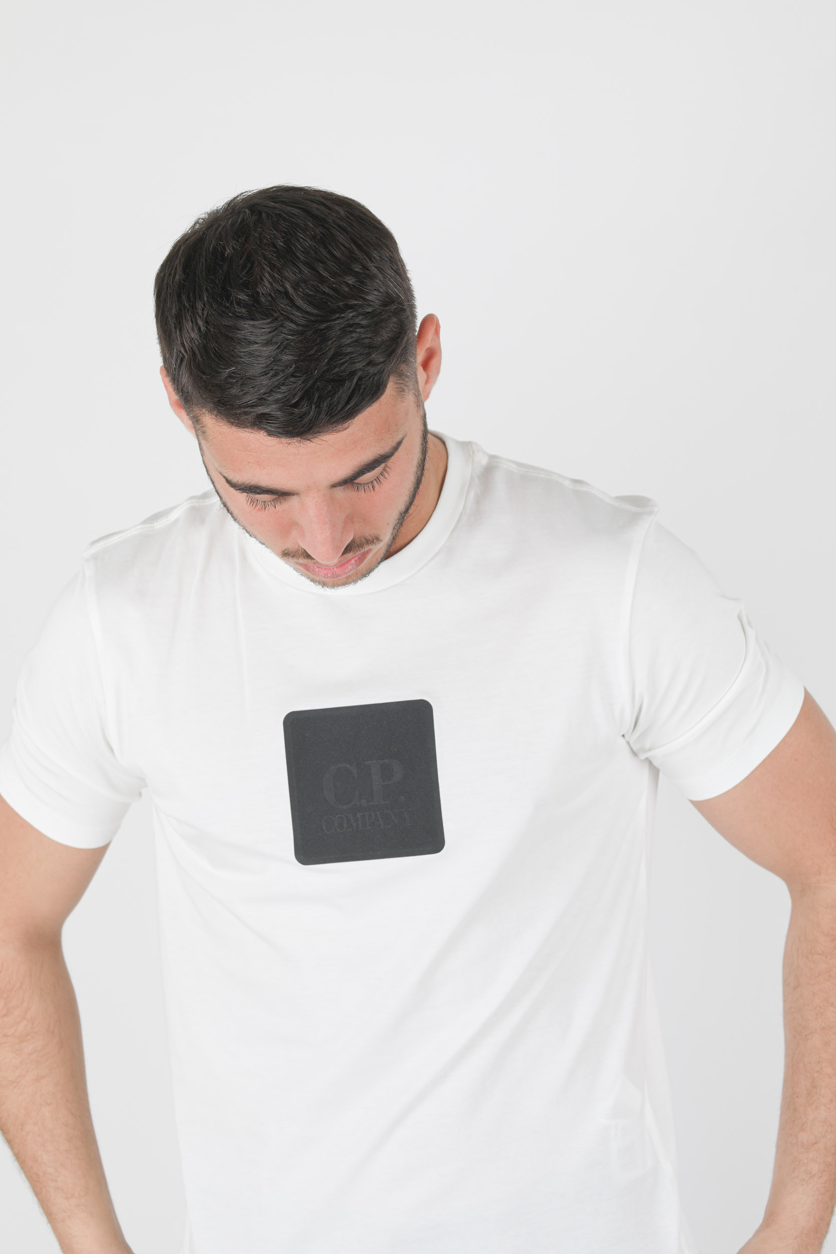 T-SHIRT C.P COMPANY BLANC S065A-103